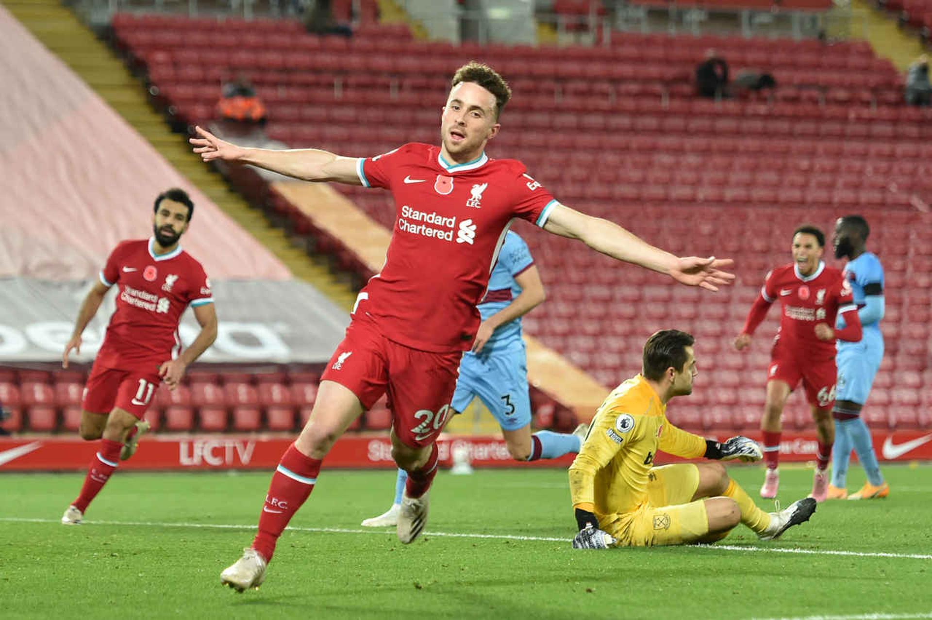 Liverpool x West Ham - Diogo Jota