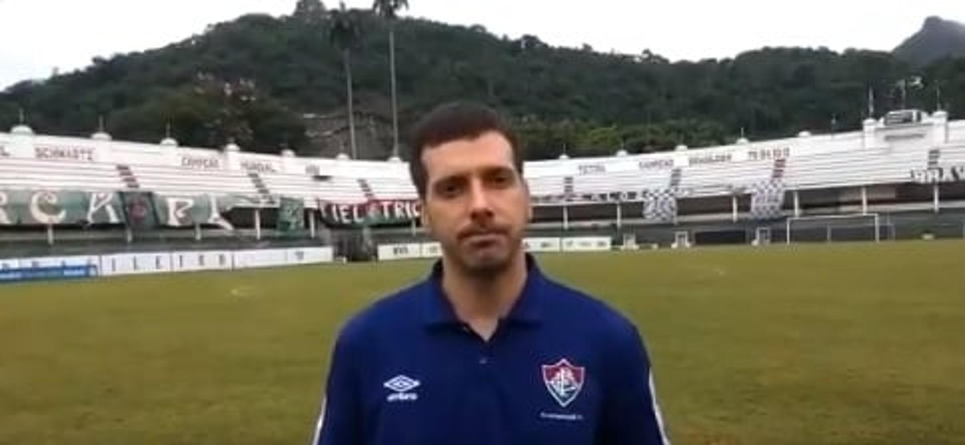 Guilherme Torres - técnico sub-17 Fluminense