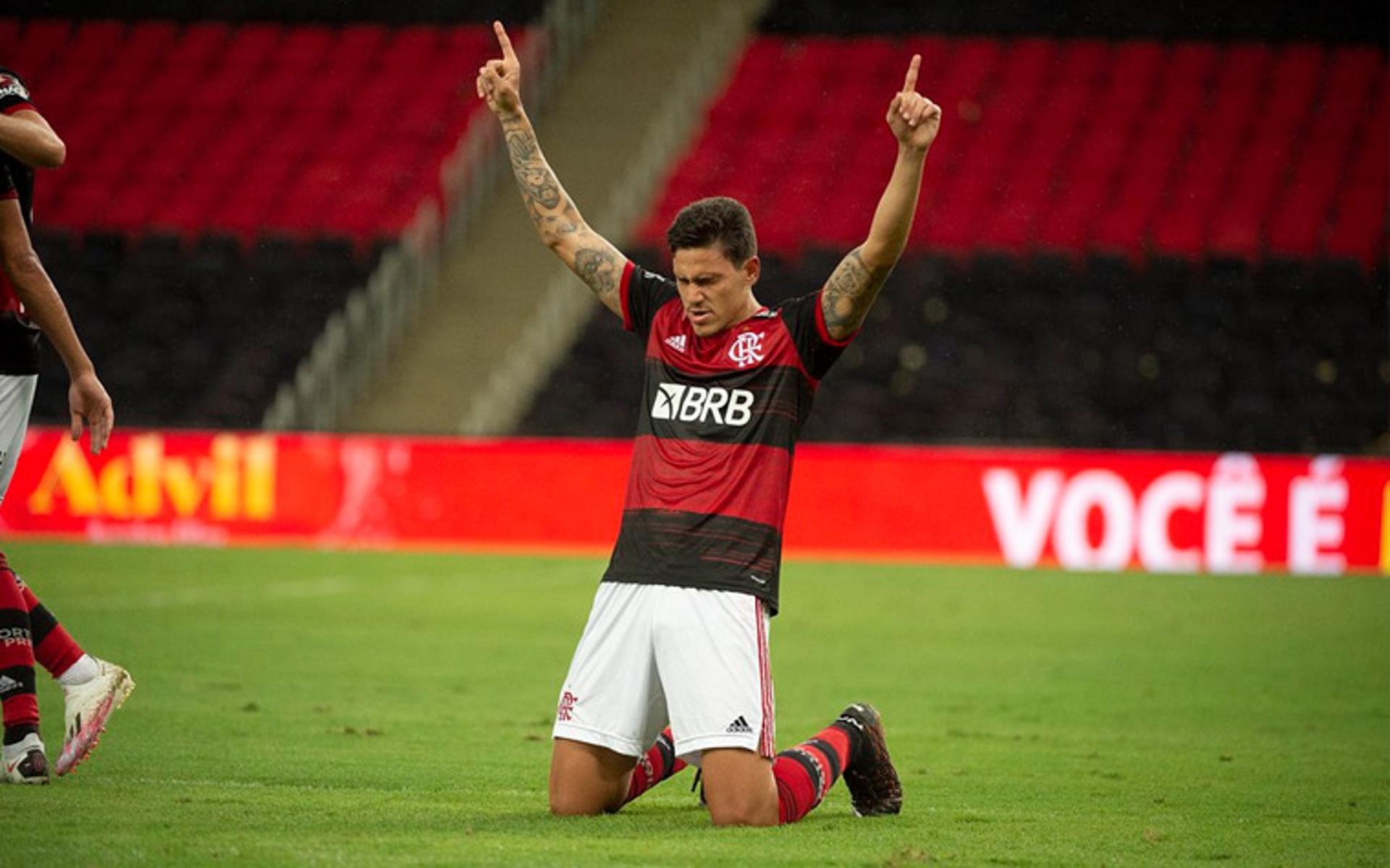 Comemoração Pedro - Flamengo x Athletico PR