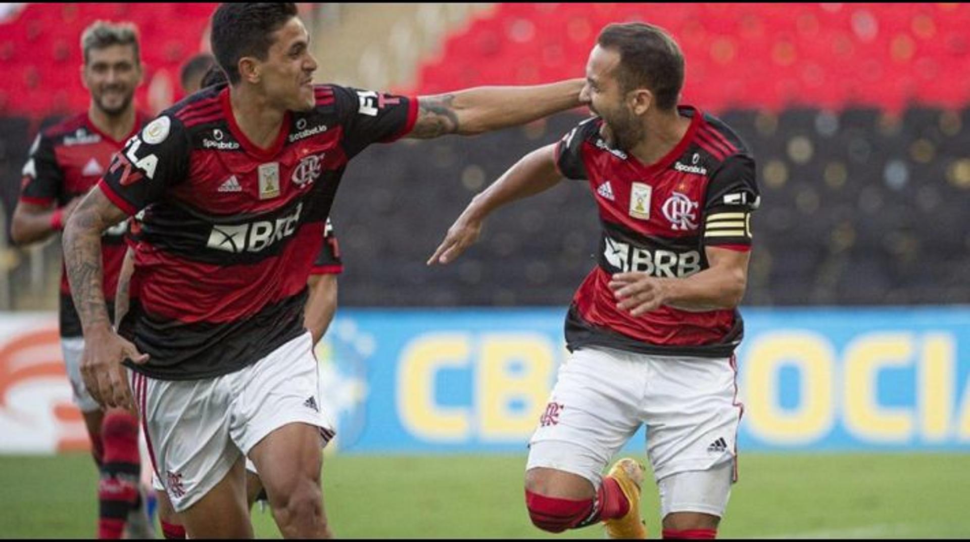 Everton Ribeiro e Pedro