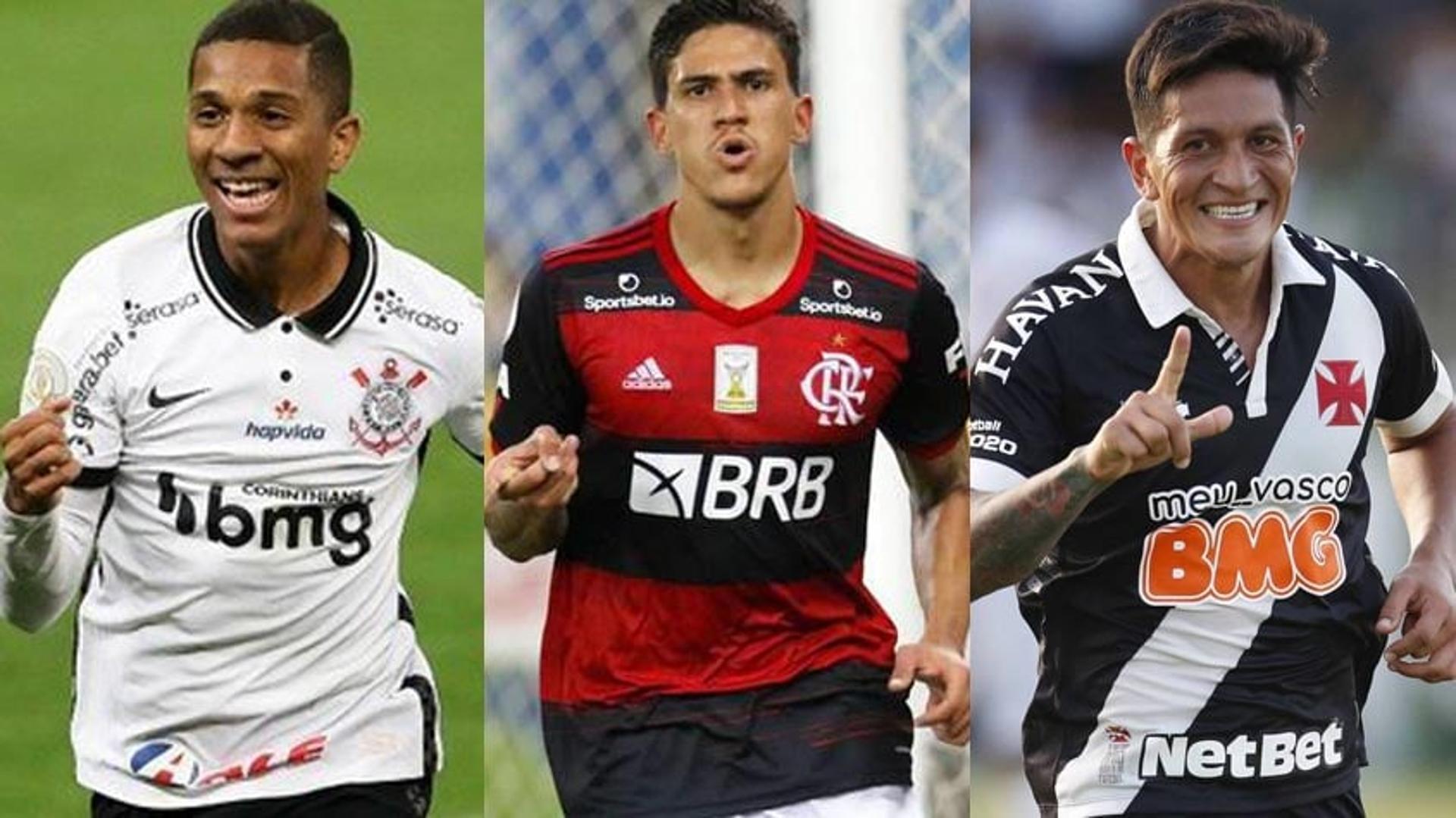 Montagem Corinthians/Fla/Vasco