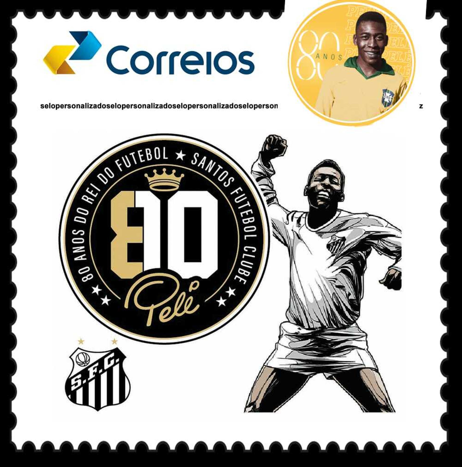 Selo Pelé Correios