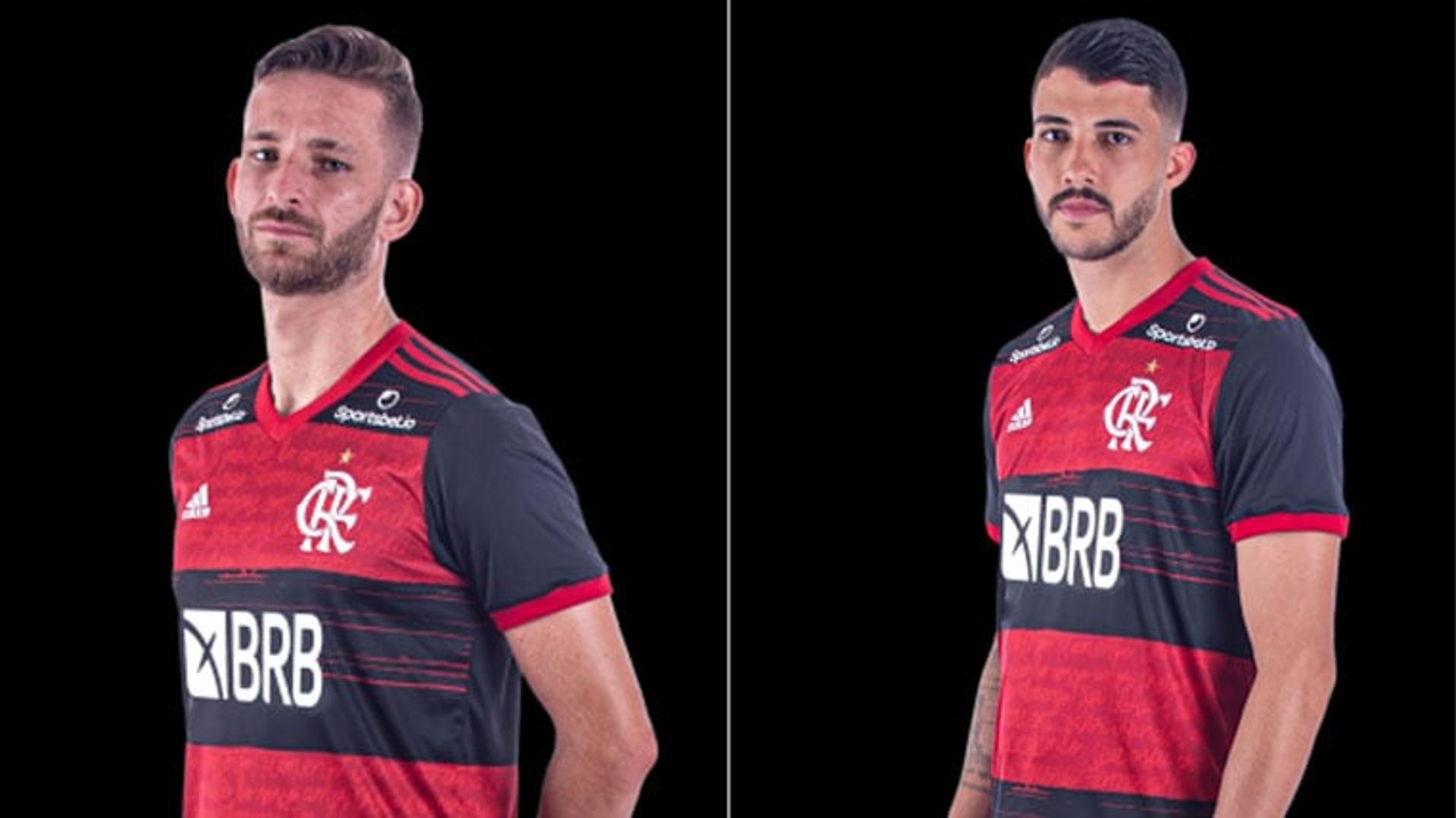 Montagem Leo Pereira e Gustavo Henrique