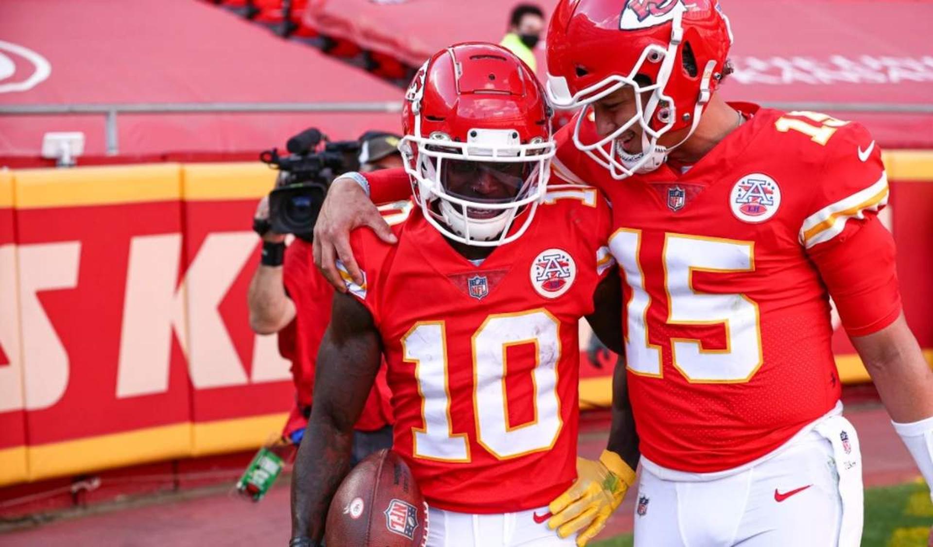 kansas city chiefs patrick mahomes tyreek hill