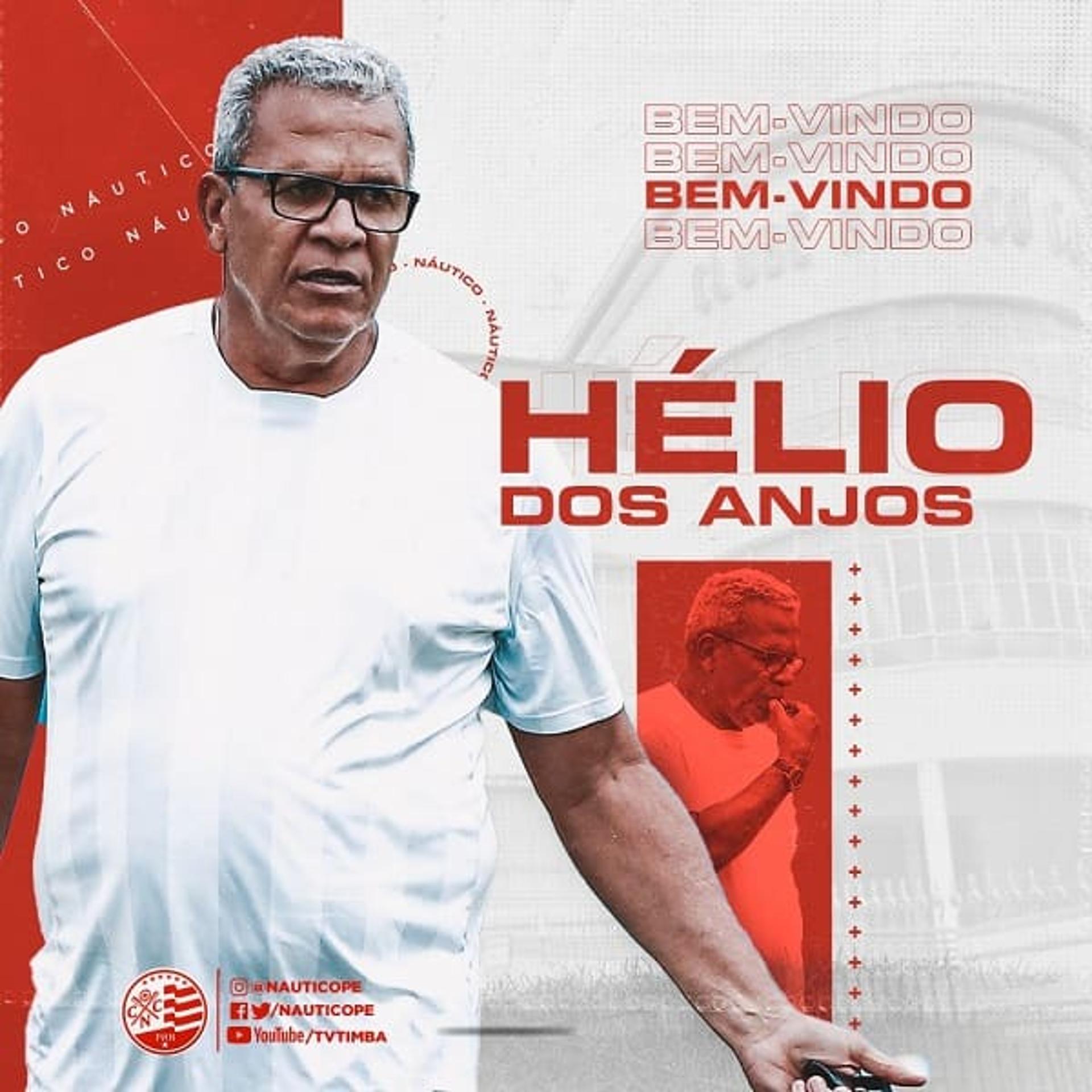 Hélio dos Anjos anunciado pelo Náutico