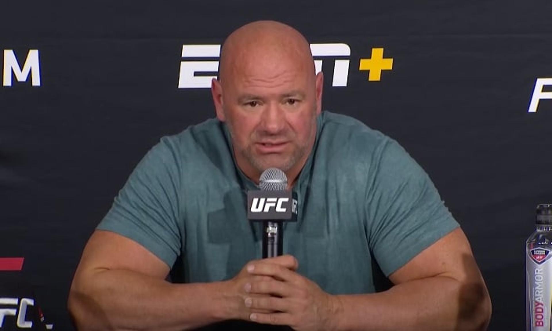 Dana White elogiou a atuação do amigo Mike Tyson (Foto: Reprodução/YouTube/UFC Brasil)