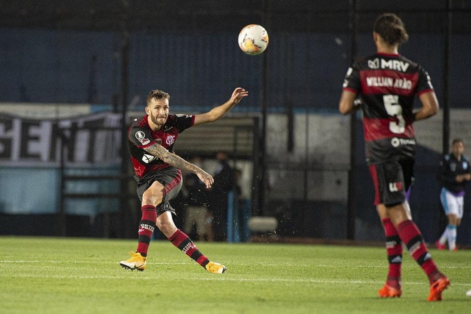 Léo Pereira e Willian Arão - Flamengo x Racing