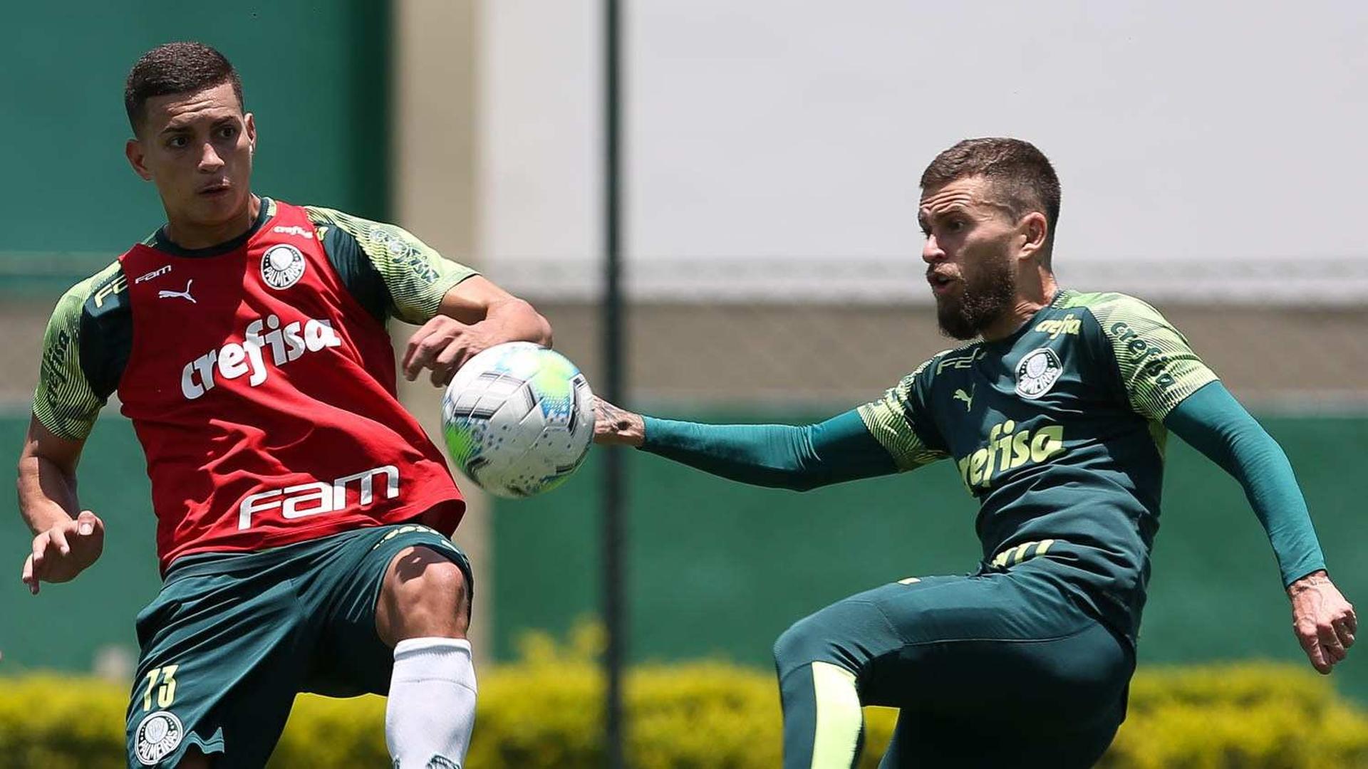 Lucas Lima treino Palmeiras