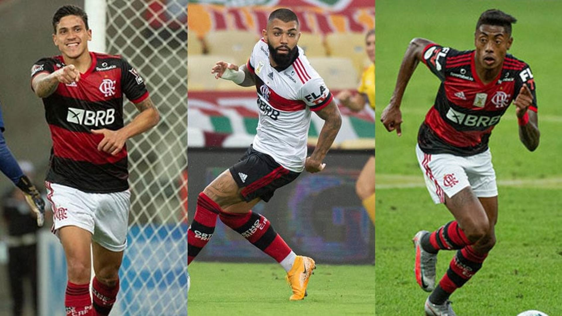 Pedro Gabigol e Bruno Henrique