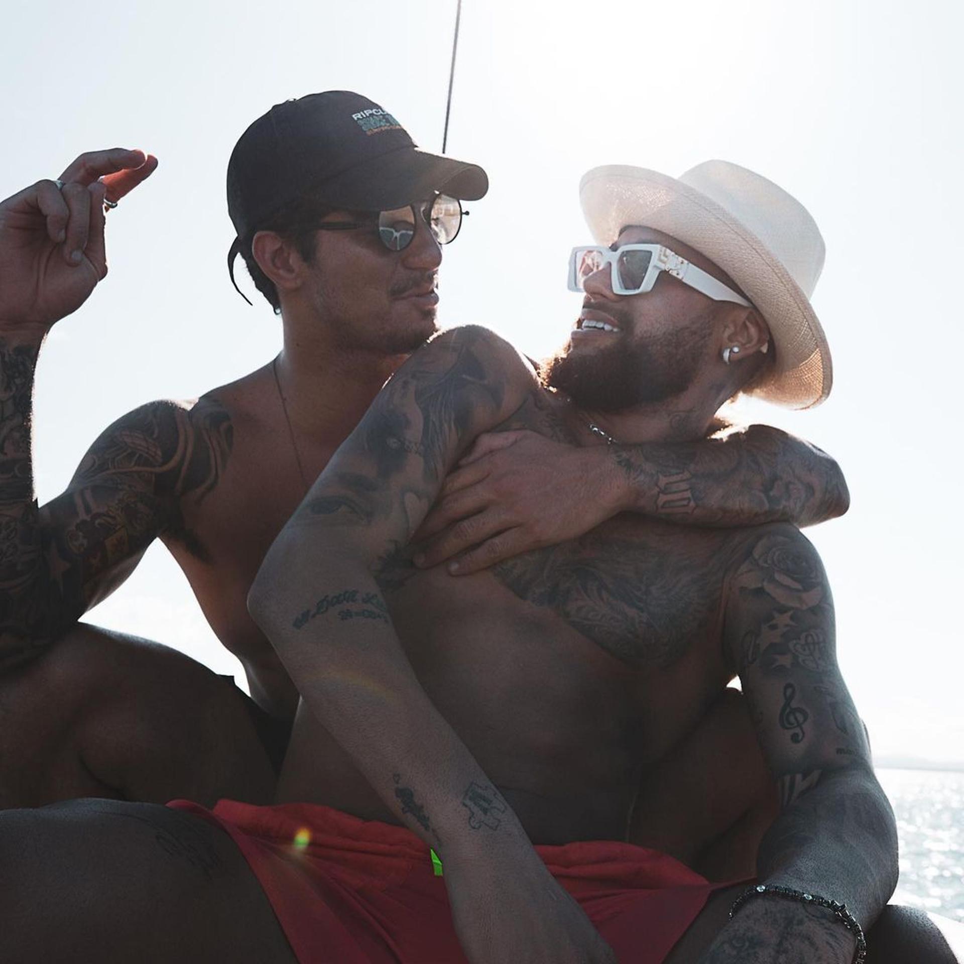 Neymar e Gabriel Medina