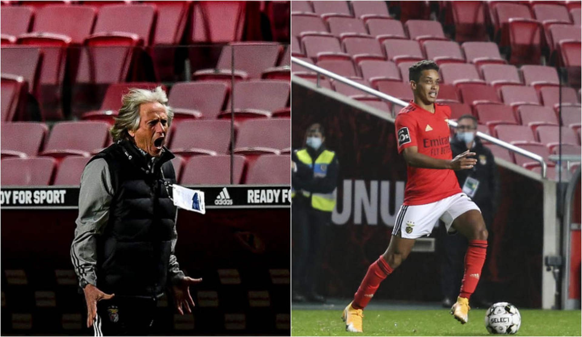 Jorge Jesus e Pedrinho - Benfica