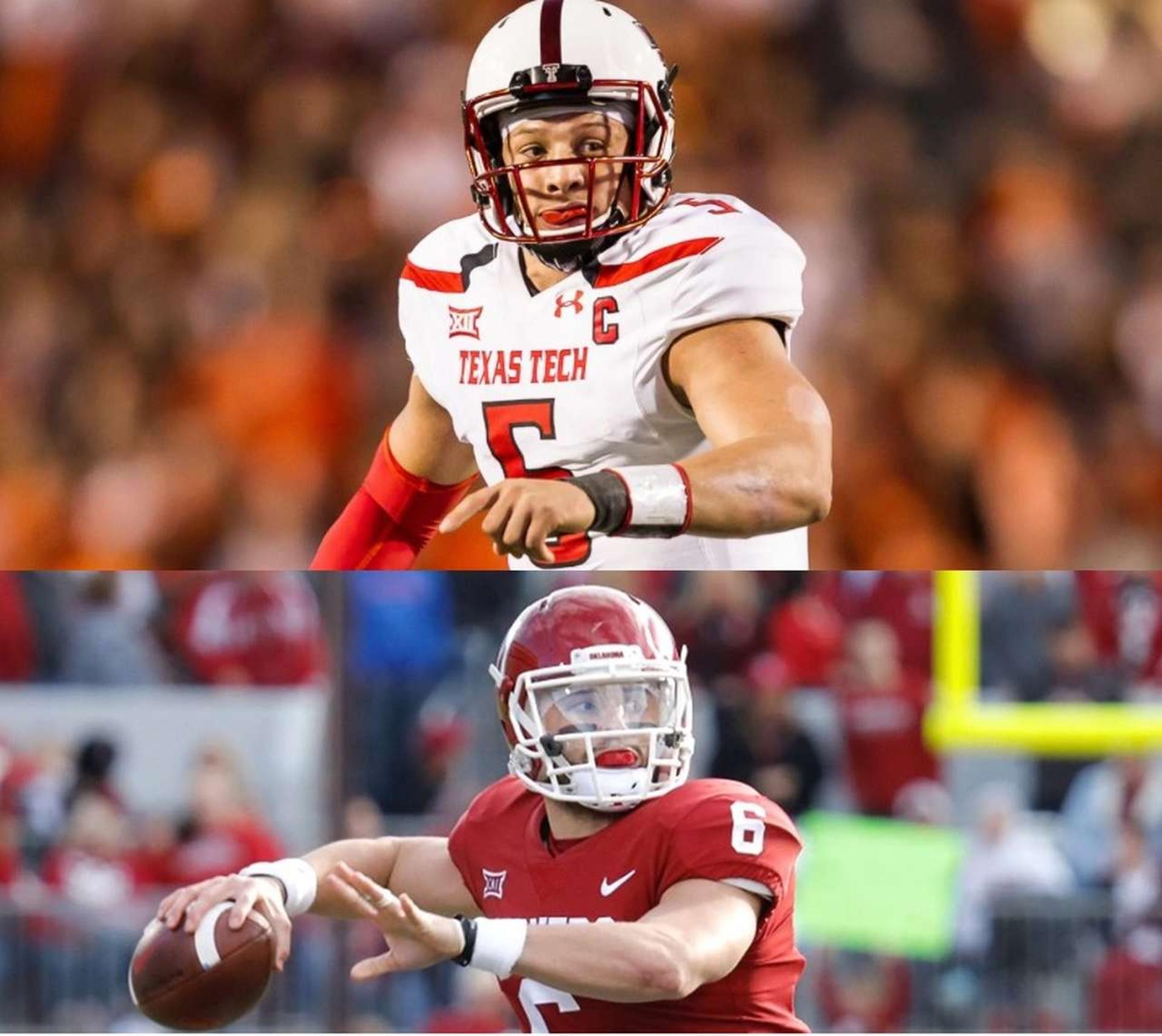 patrick mahomes kansas city chiefs texas tech baker mayfield oklahoma cleveland browns