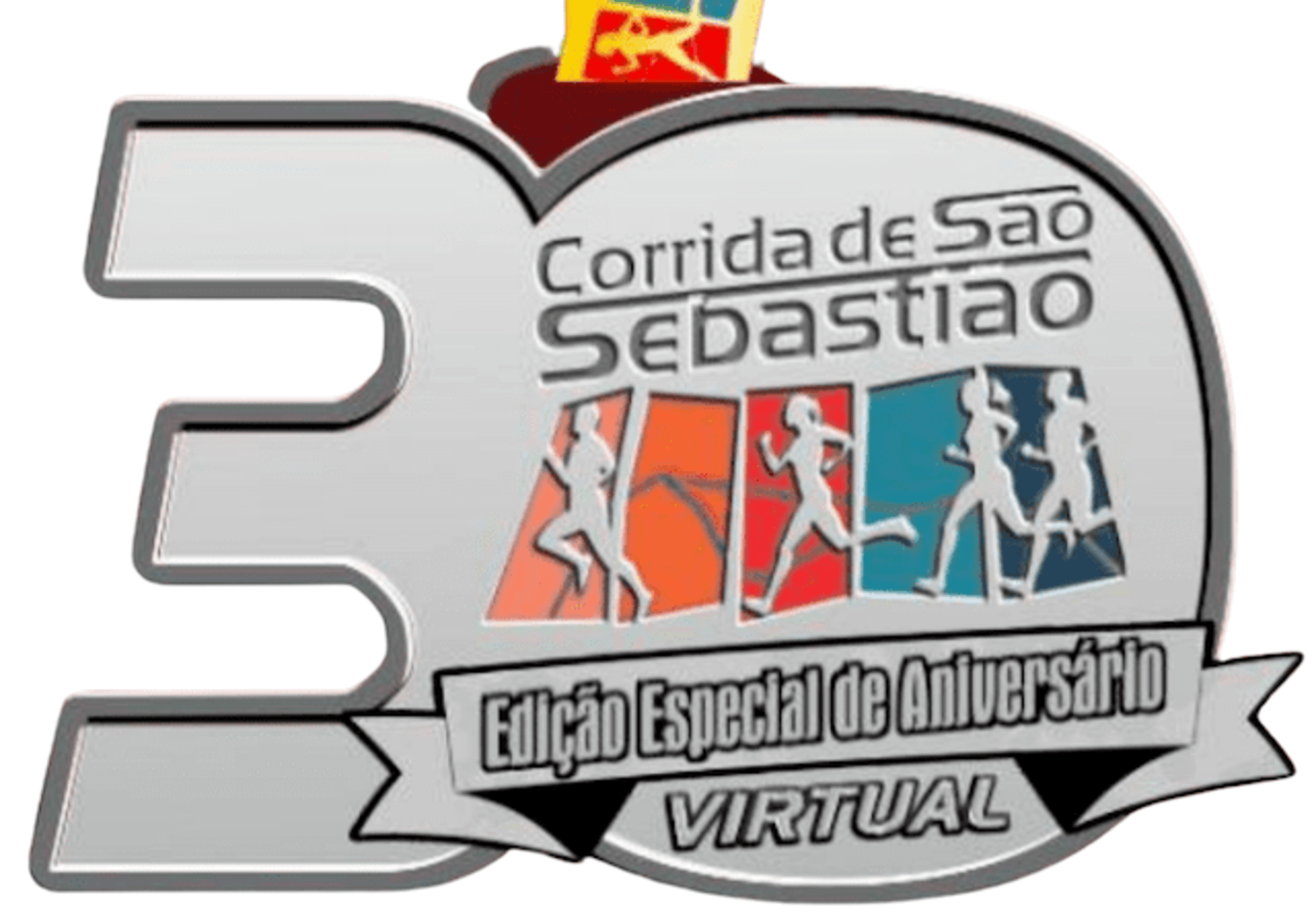 Medalha comemorativa aos 30 anos da Corrida de São Sebastião