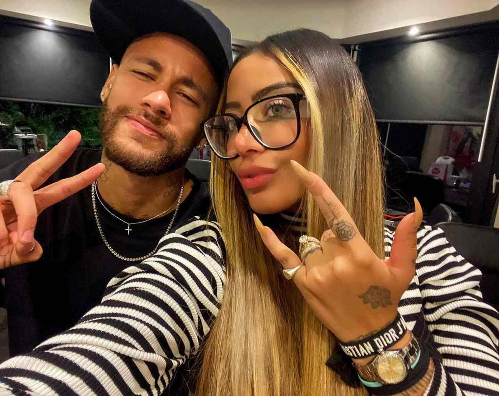 Neymar e sua irmã, Rafaella Santos