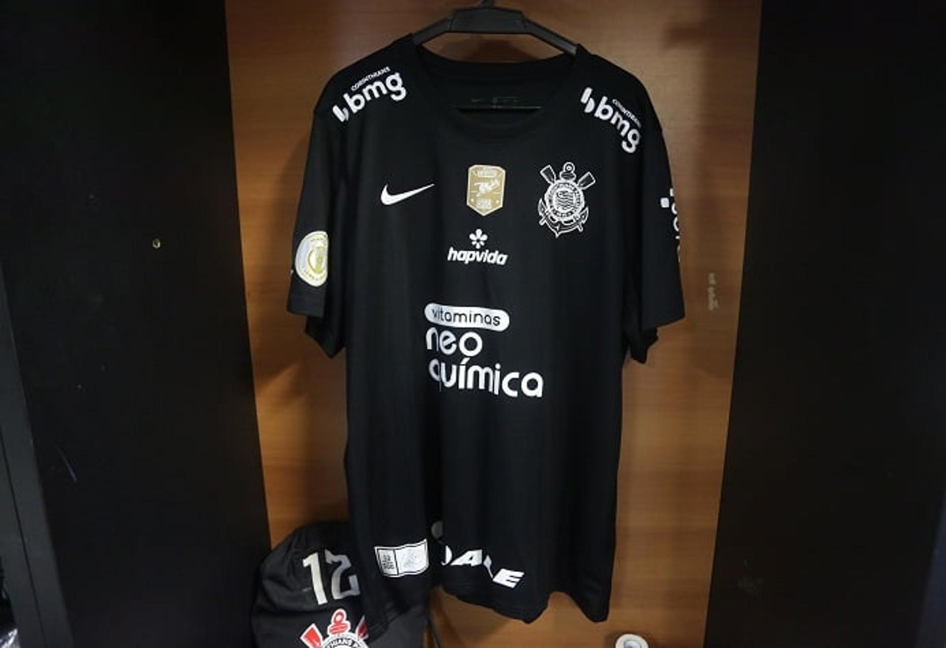 Uniforme Cássio 500 jogos Corinthians