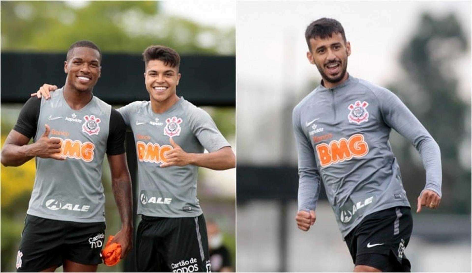 Montagem - Xavier, Roni e Camacho - Corinthians