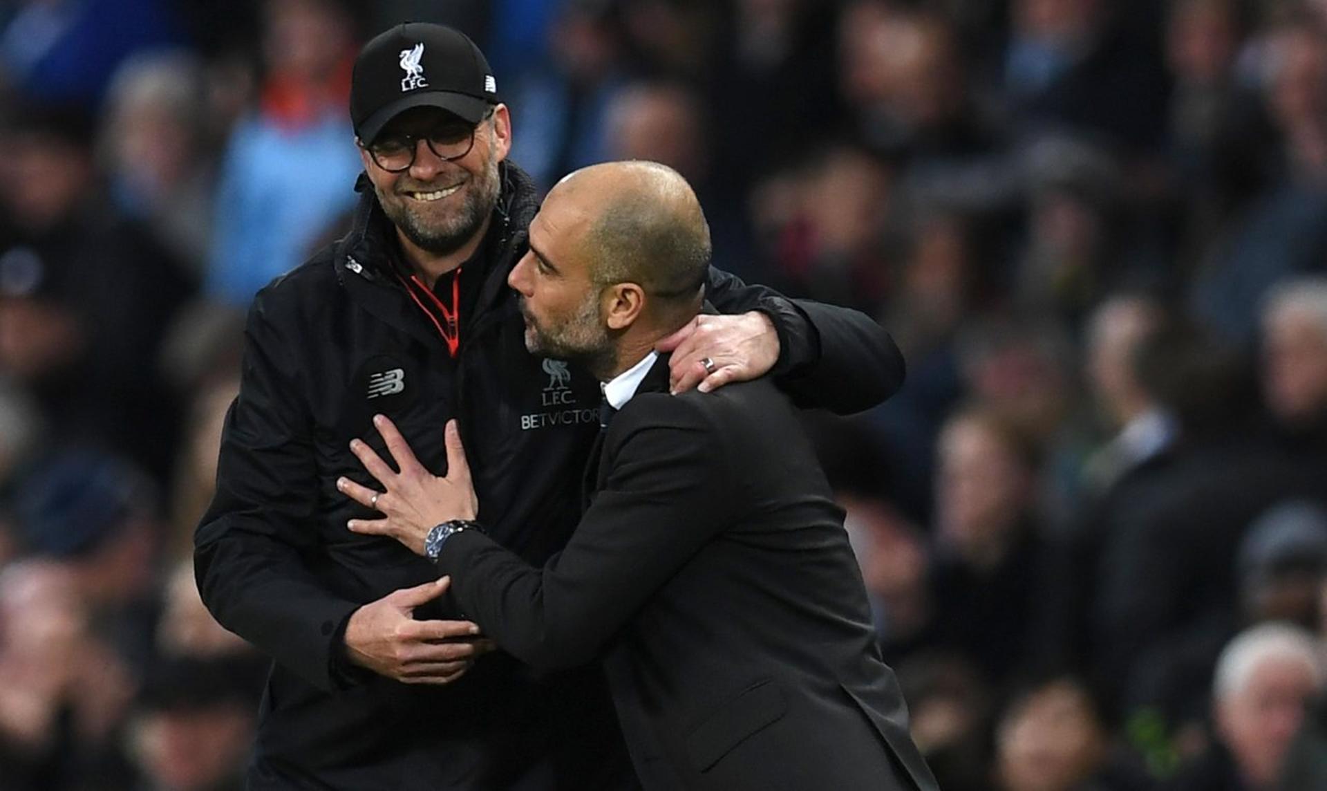 Pep Guardiola e Jürgen Klopp