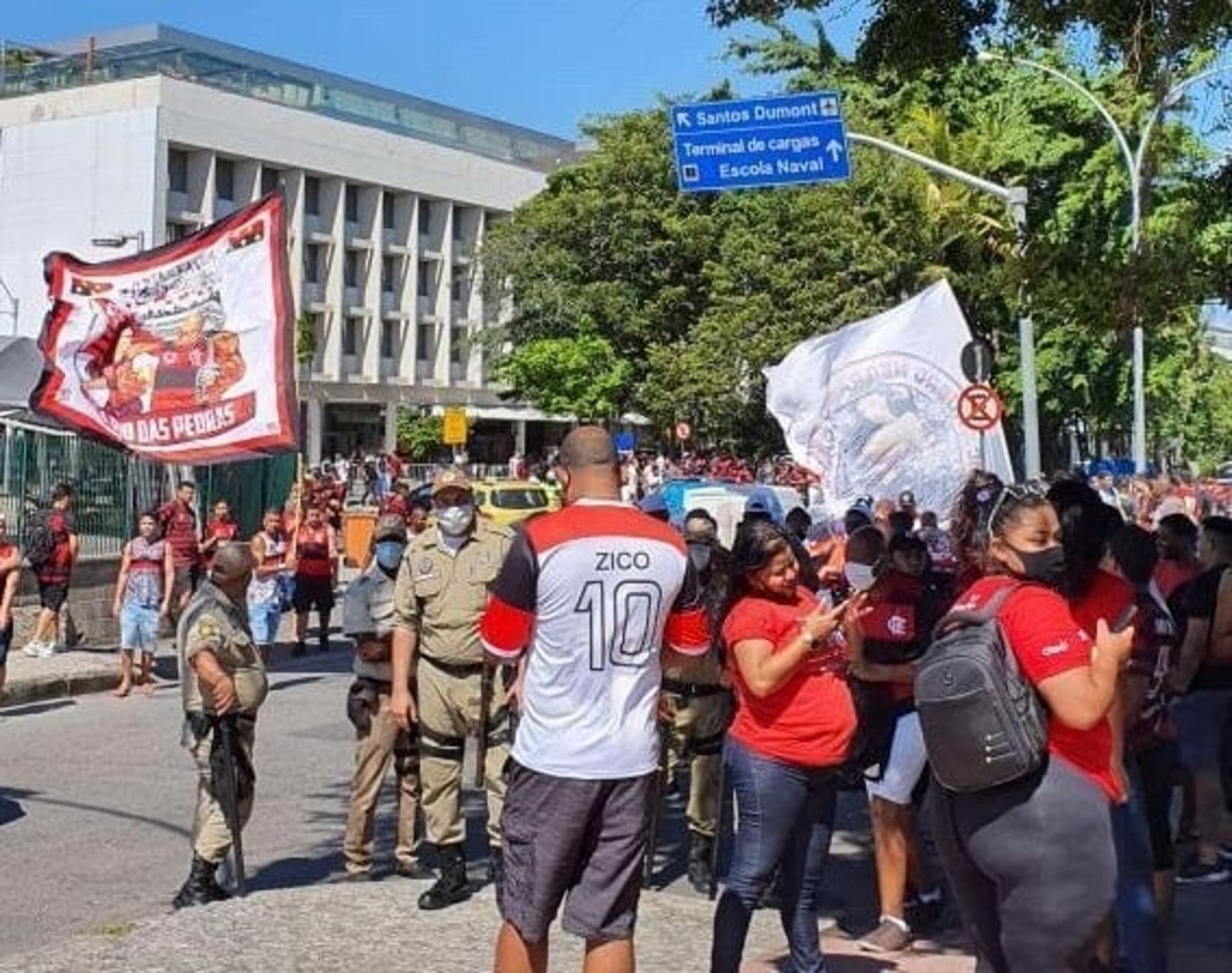 Torcida Flamengo - Aeroporto