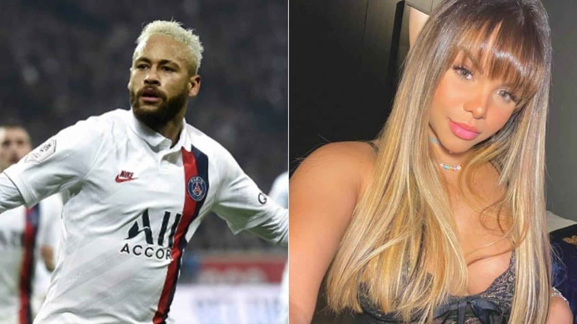 Montagem Neymar e Gabily