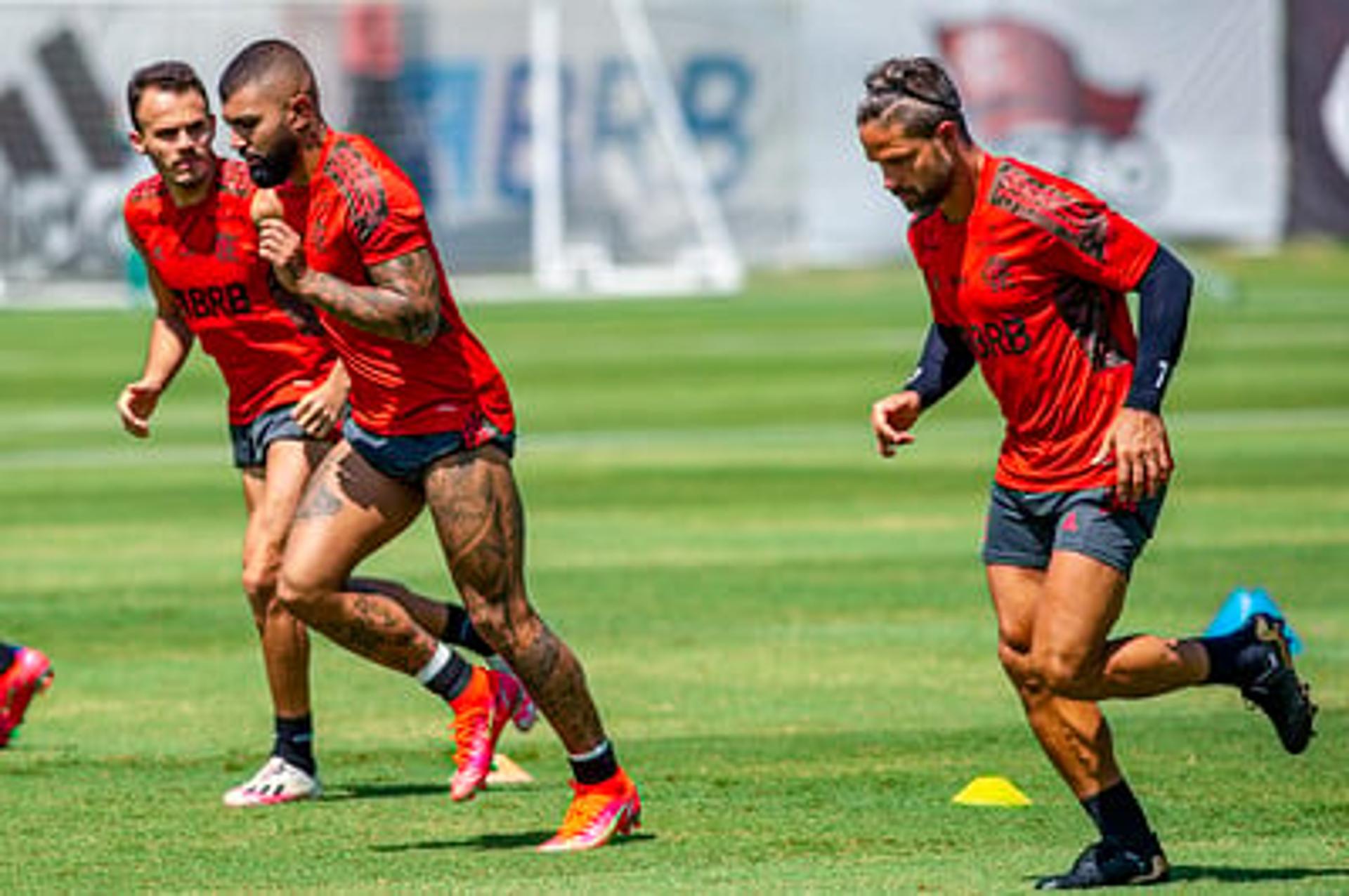 Diego, Gabriel Barbosa, Gabigol e Renê