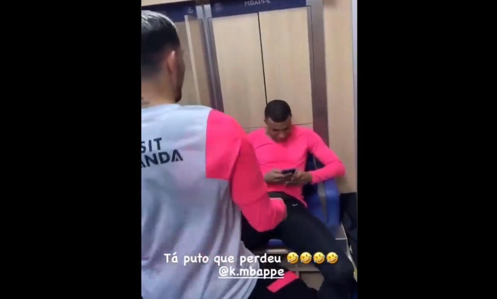 Mbappé zoado por Ney