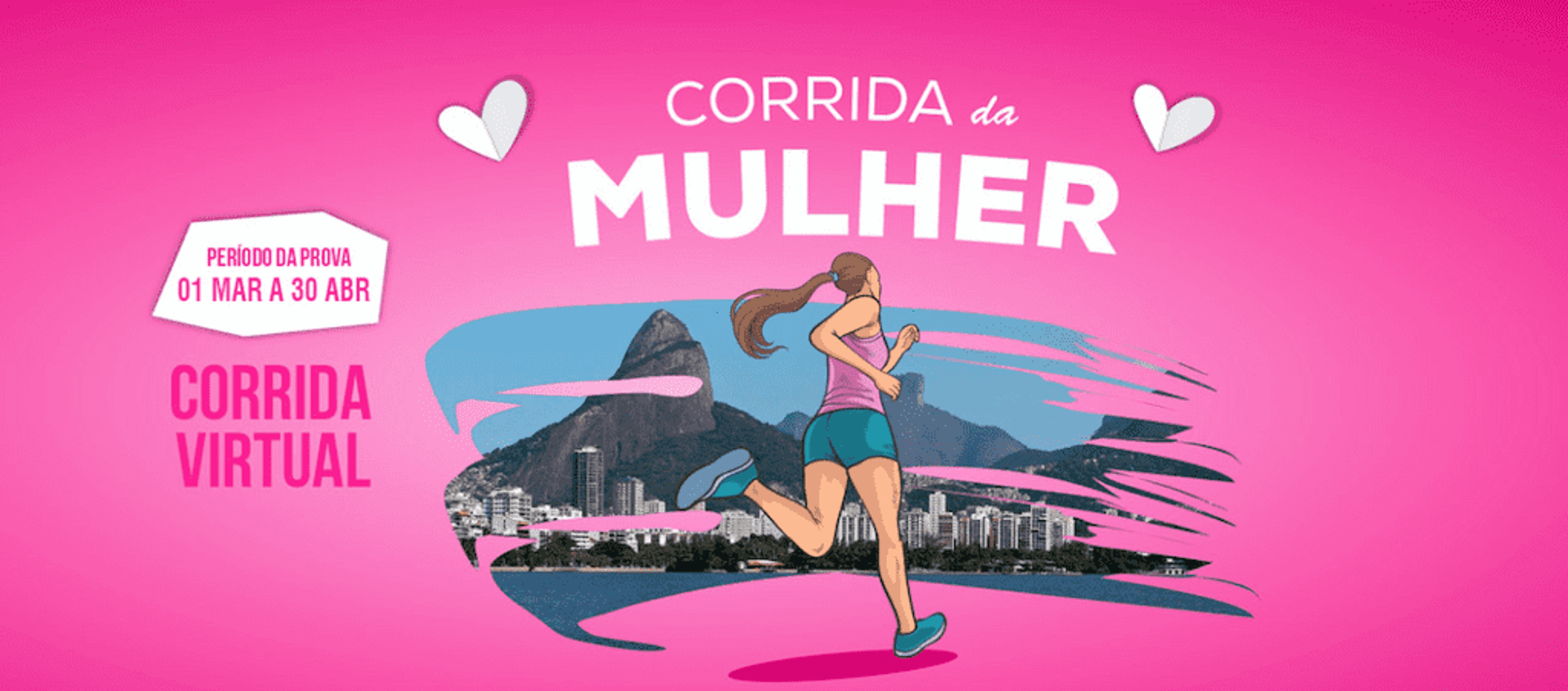 Corrida da Mulher Virtual está com as inscrições abertas