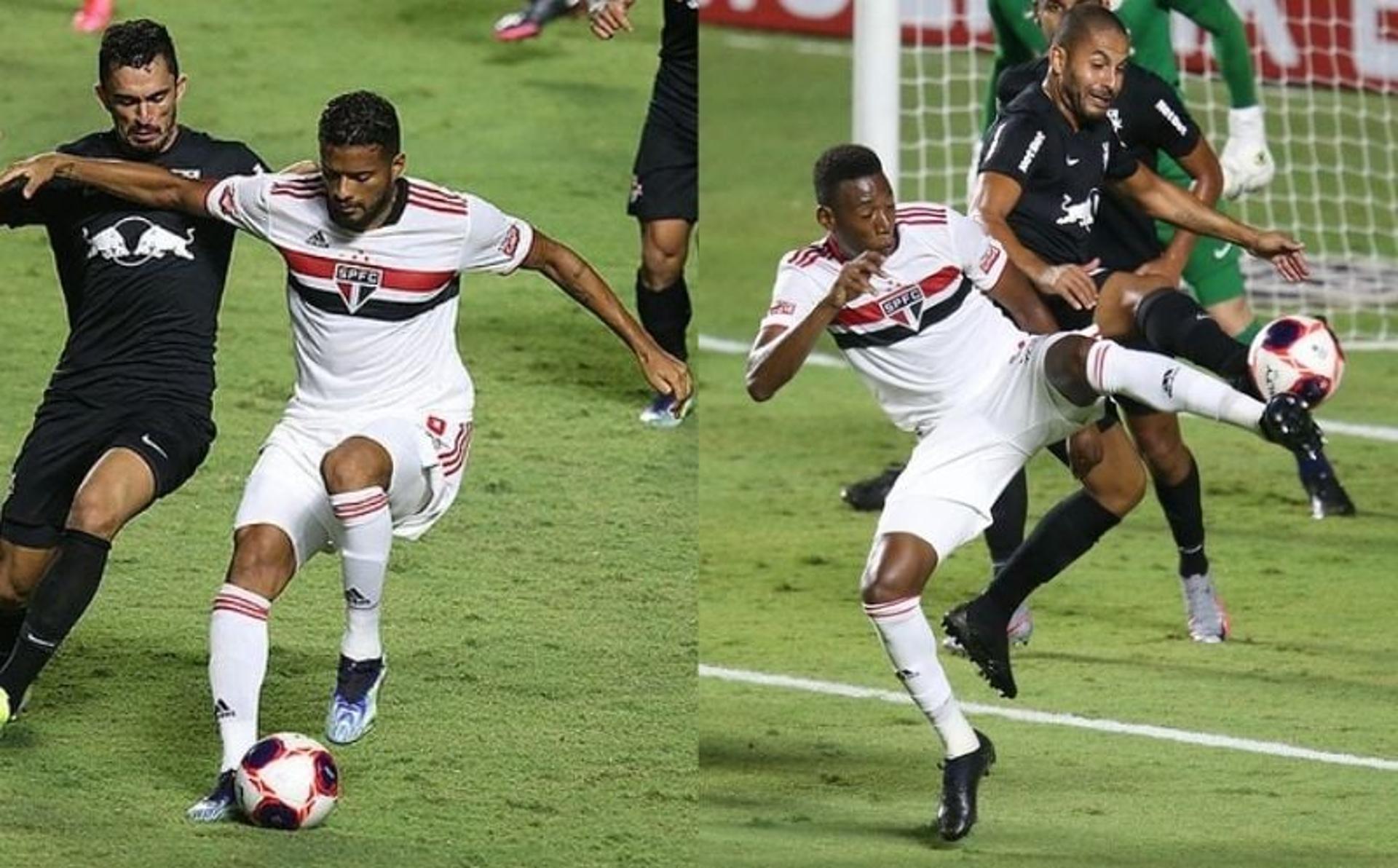 Reinaldo e Léo, destaques da vitória contra o Bragantino