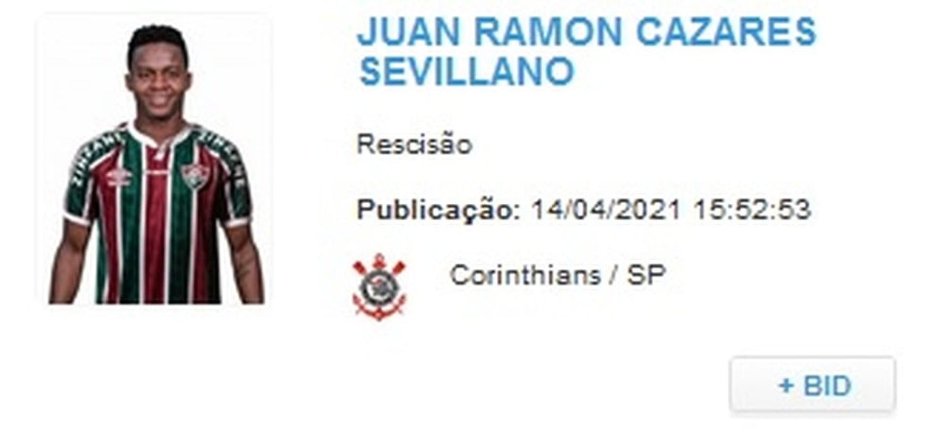 Cazares - Fluminense BID