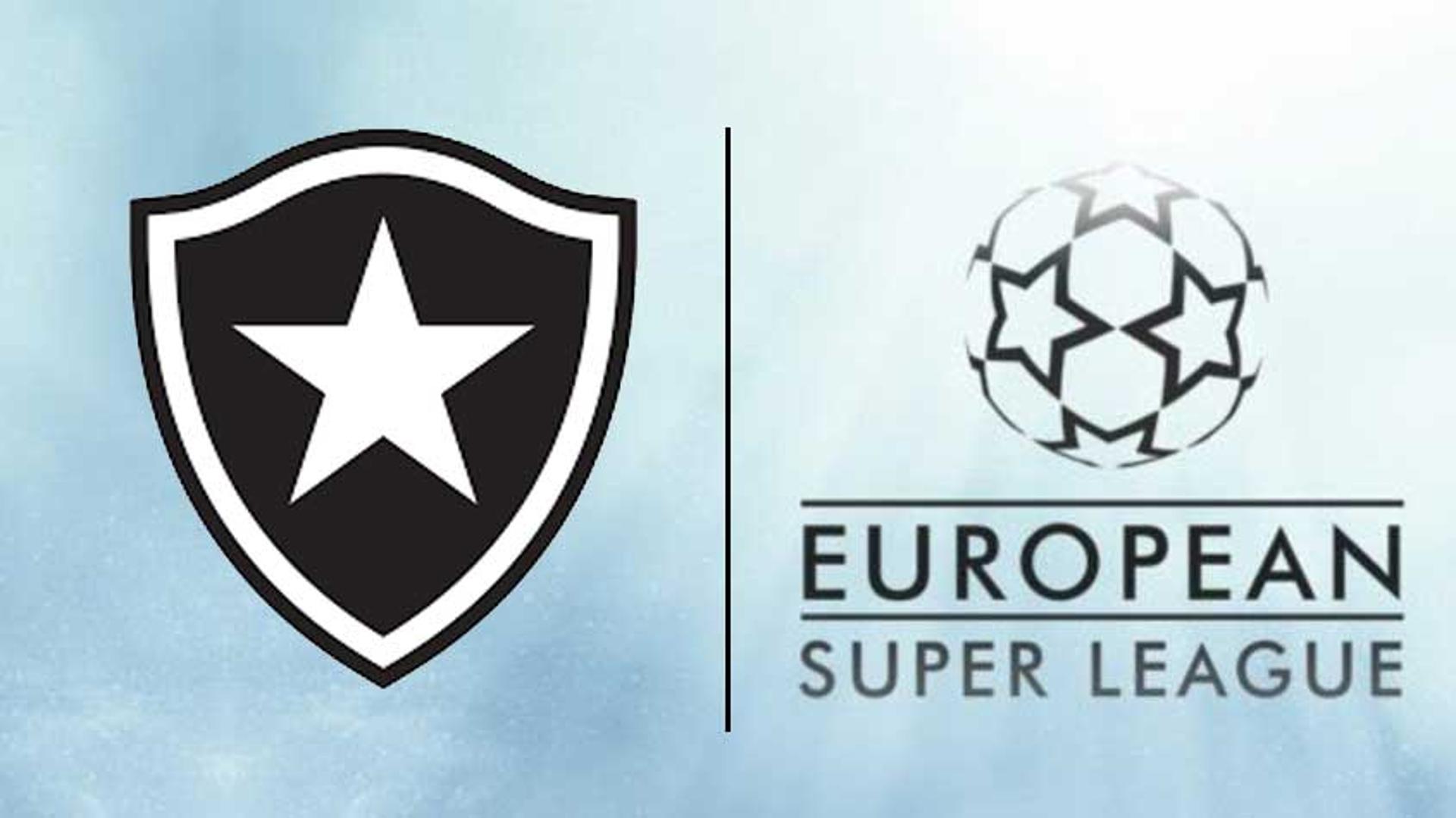 Montagem - Botafogo x Superliga Europeia