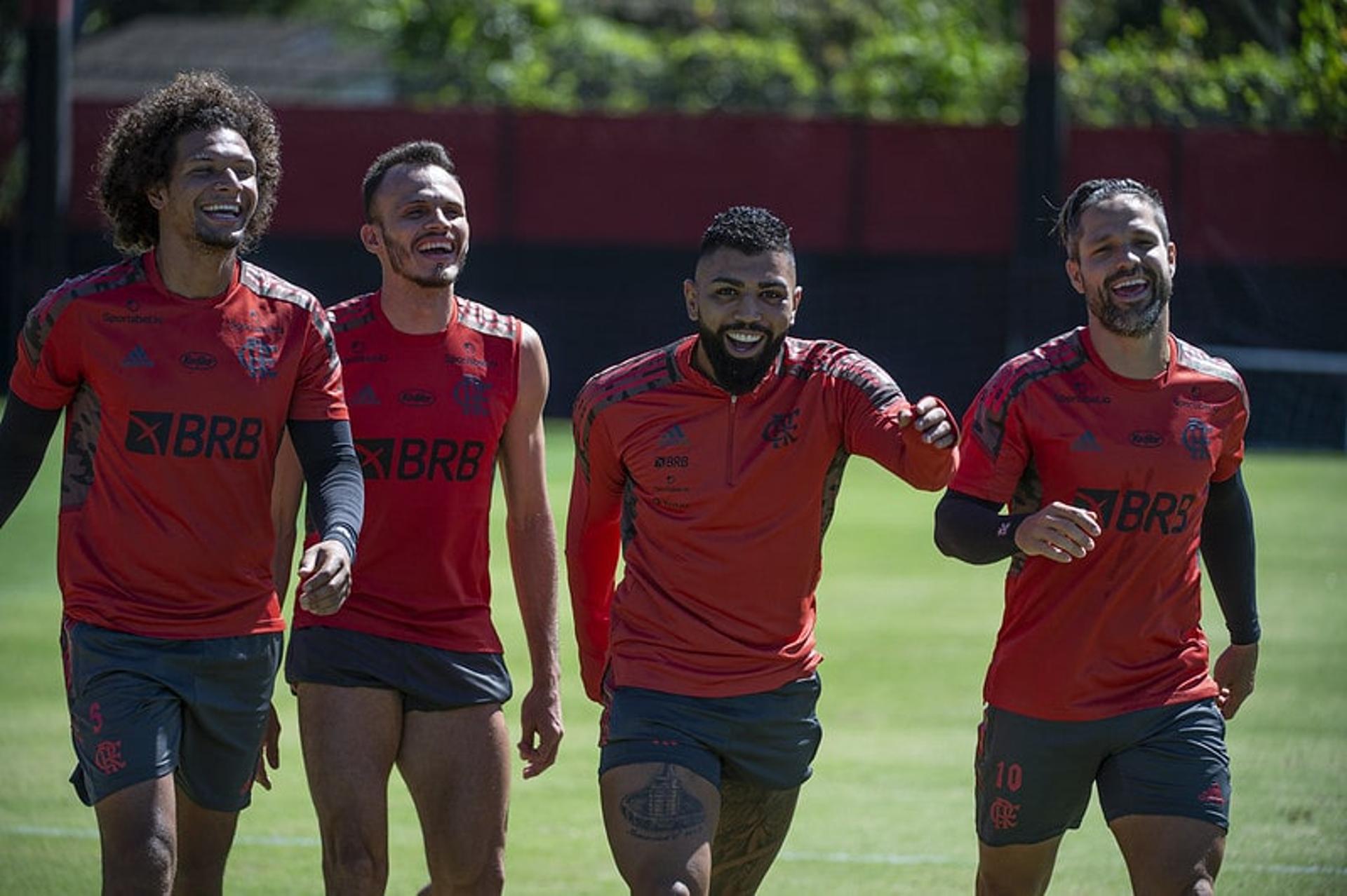 Willian Arão, Renê, Gabigol e Diego