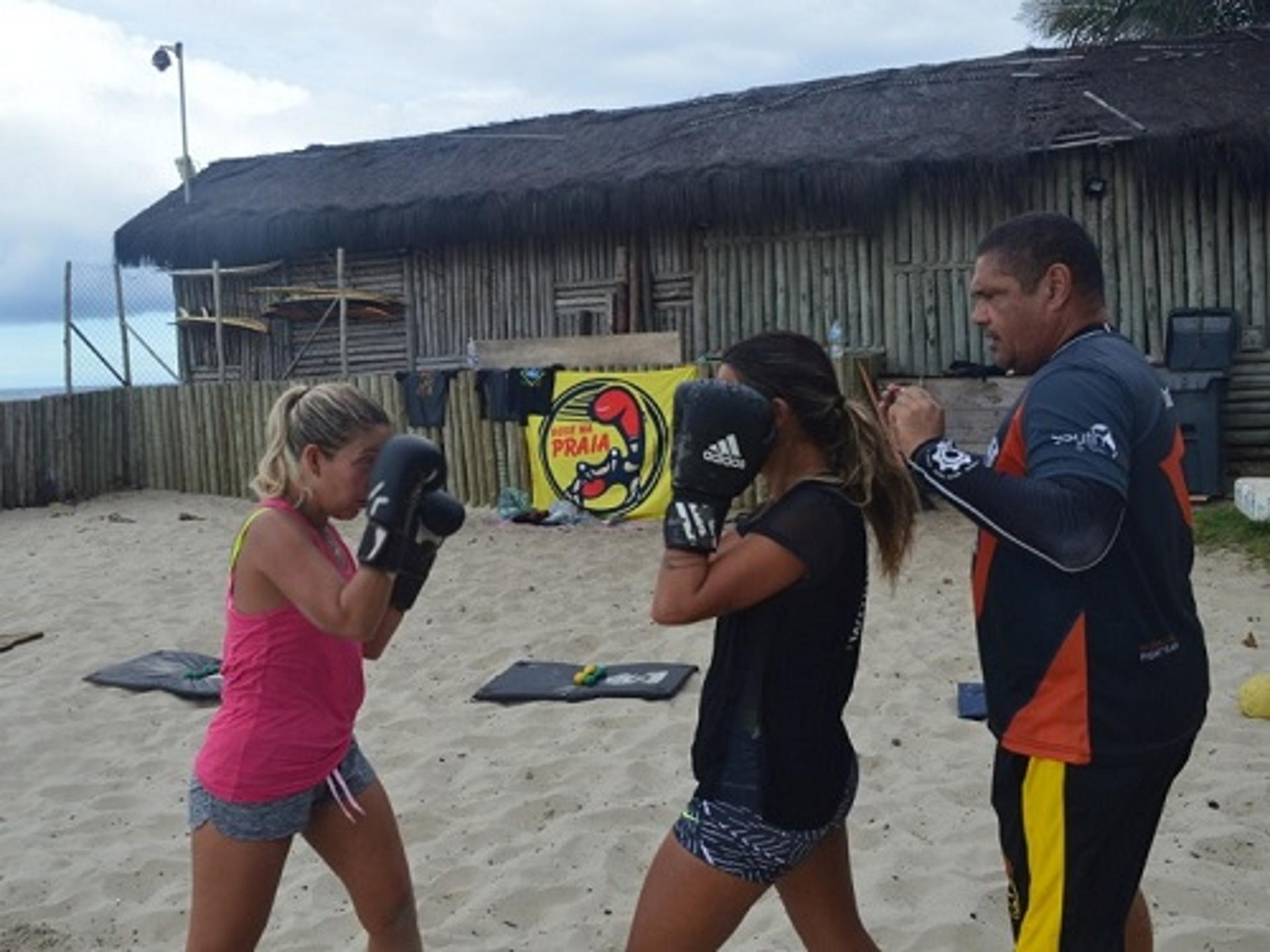 BeachBoxing é um dos sucessos na praia do Rio de Janeiro (Foto: Divulgação)