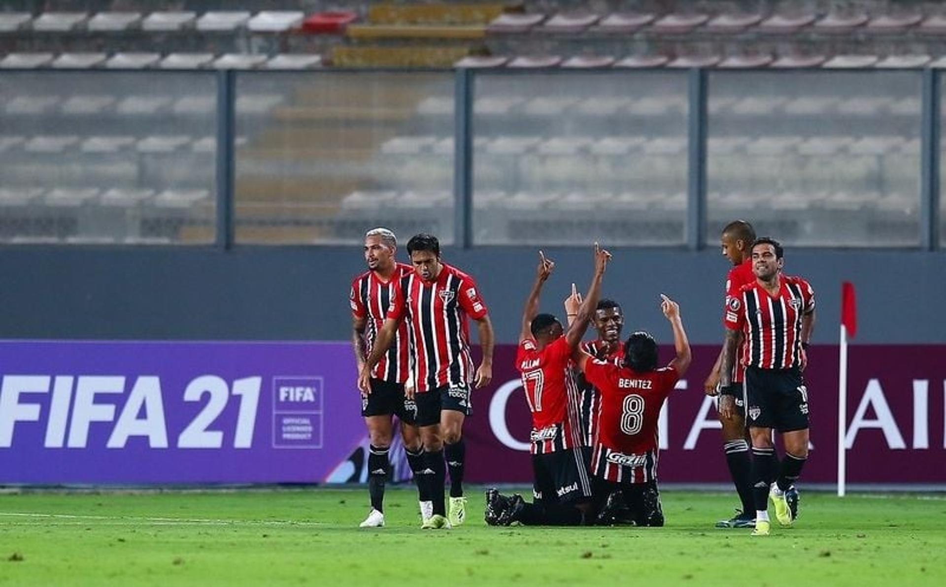 São Paulo bateu o Sporting Cristal por 3 a 0, fora de casa