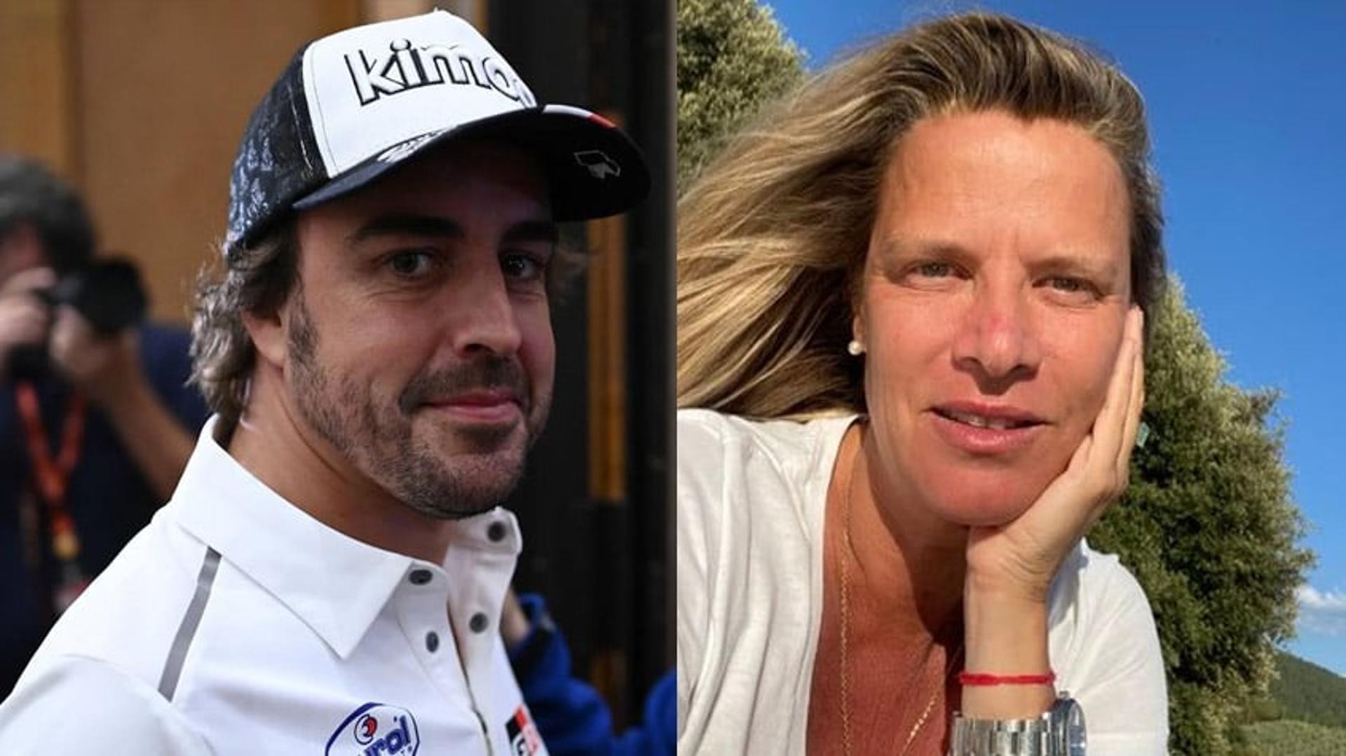 Fernando Alonso e Mariana Becker