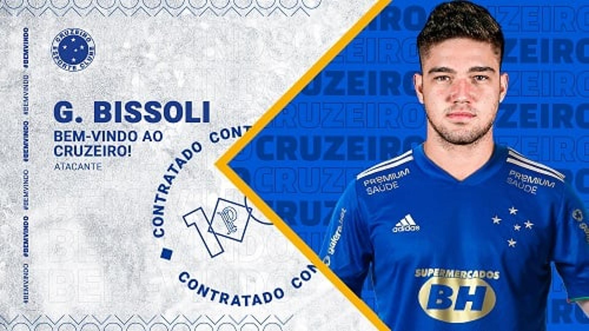 Bissoli, de 23 anos, será mais uma opção ofensiva para a Raposa na Série B