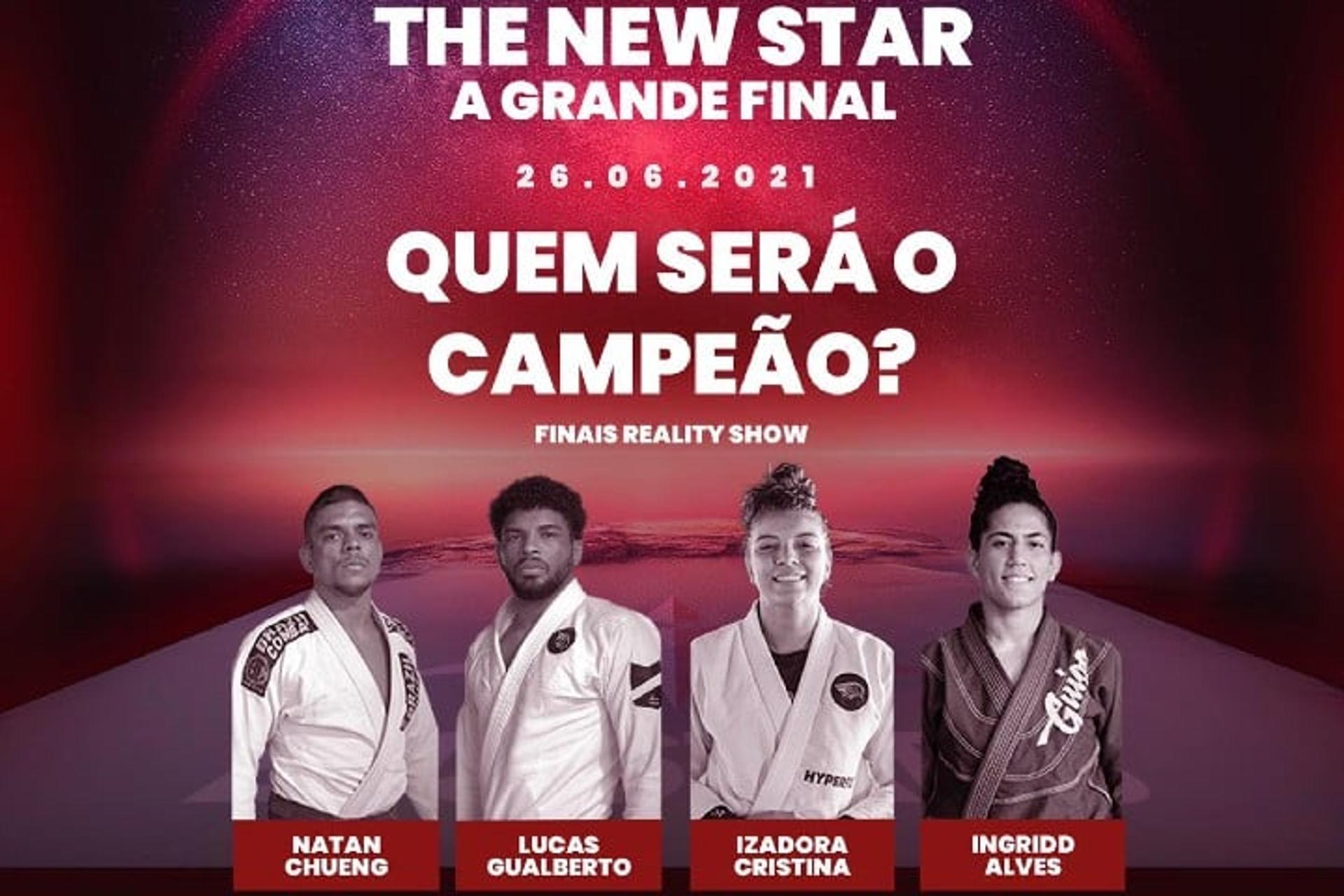 Os finalistas do reality show se enfrentam no dia 26 de junho no BJJ Stars 6 (Foto: divulgação)