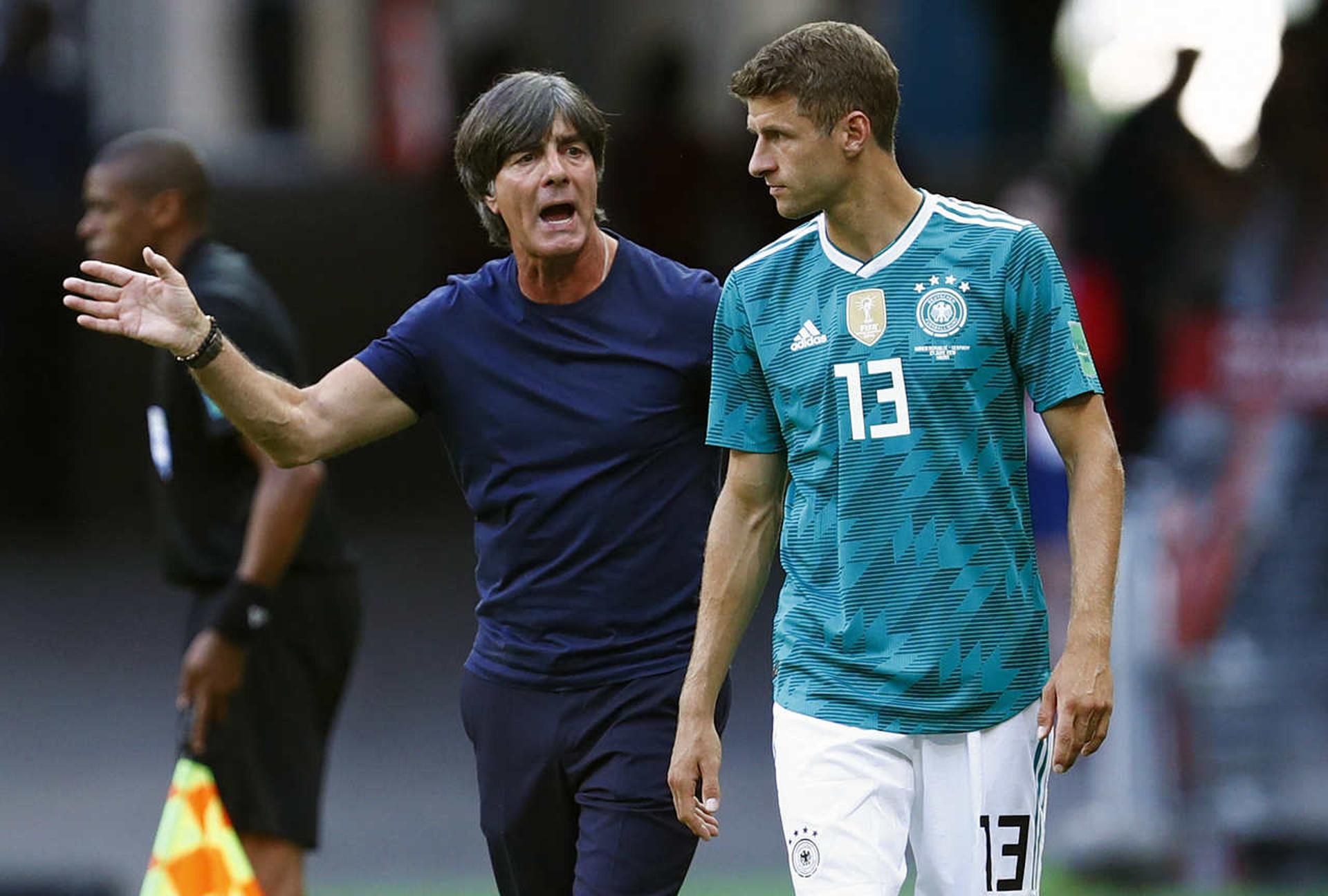 Joachim Löw e Thomas Müller - Alemanha