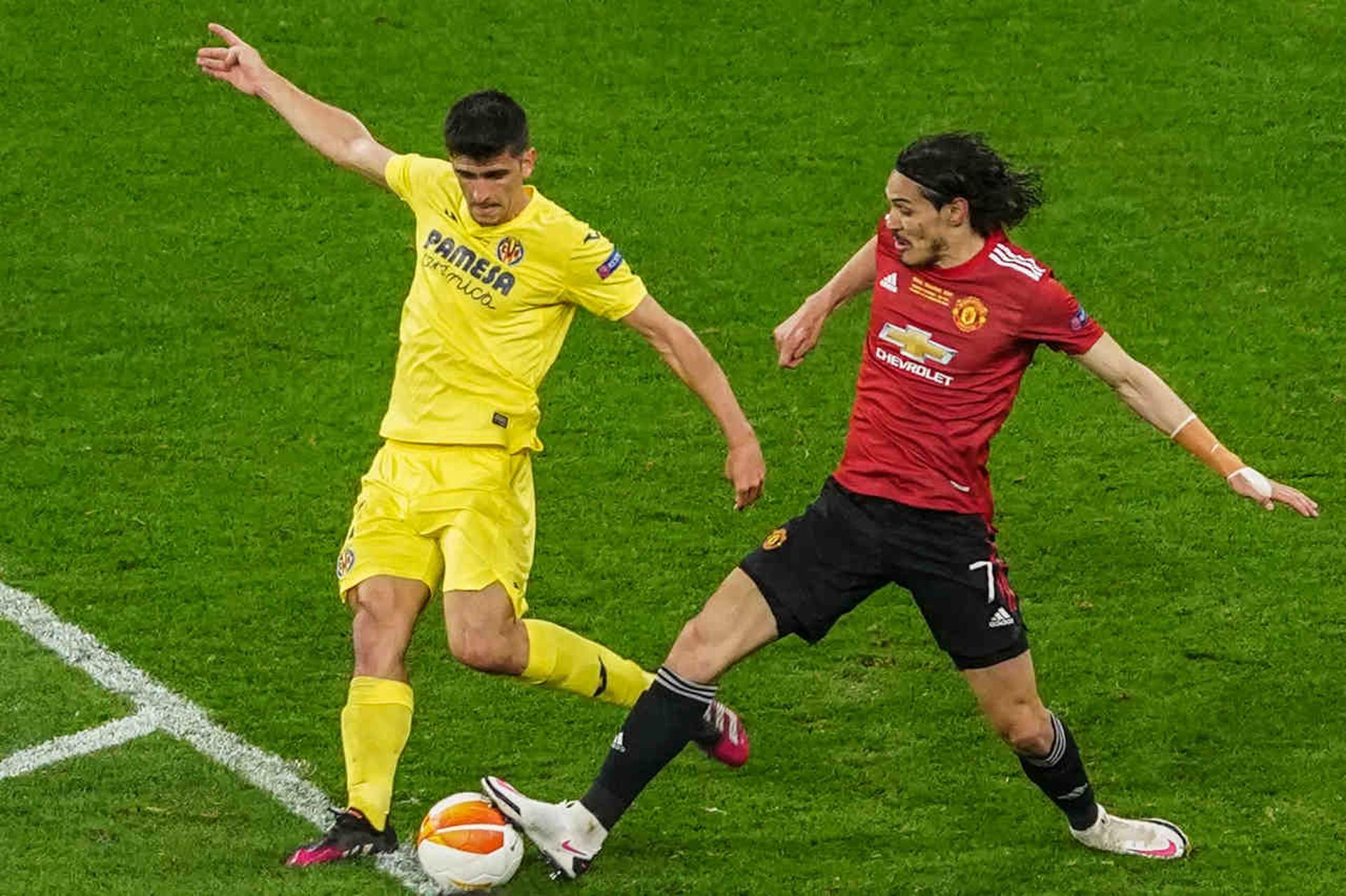 Villarreal x Manchester United - Final da Liga Europa - Edinson Cavani e Gerard Moreno