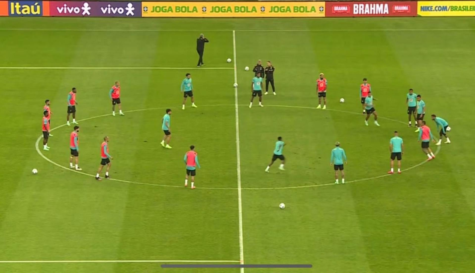 Treino da Seleção Brasileira