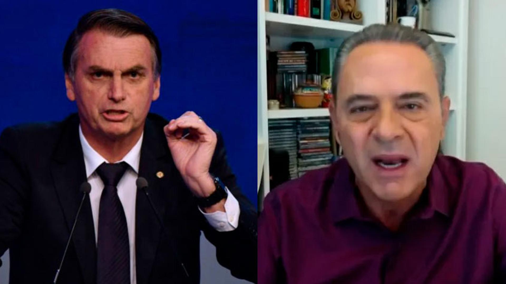 Bolsonaro e Luís Roberto