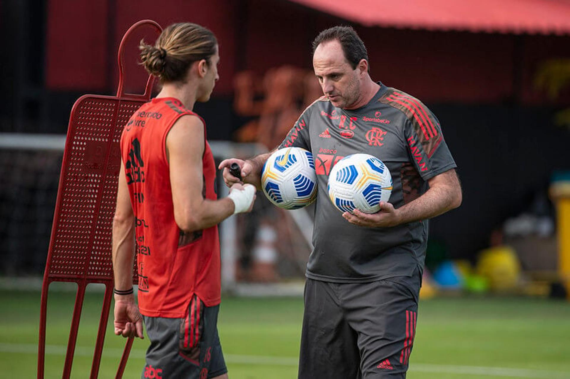 Rogério Ceni e Filipe Luís - Flamengo