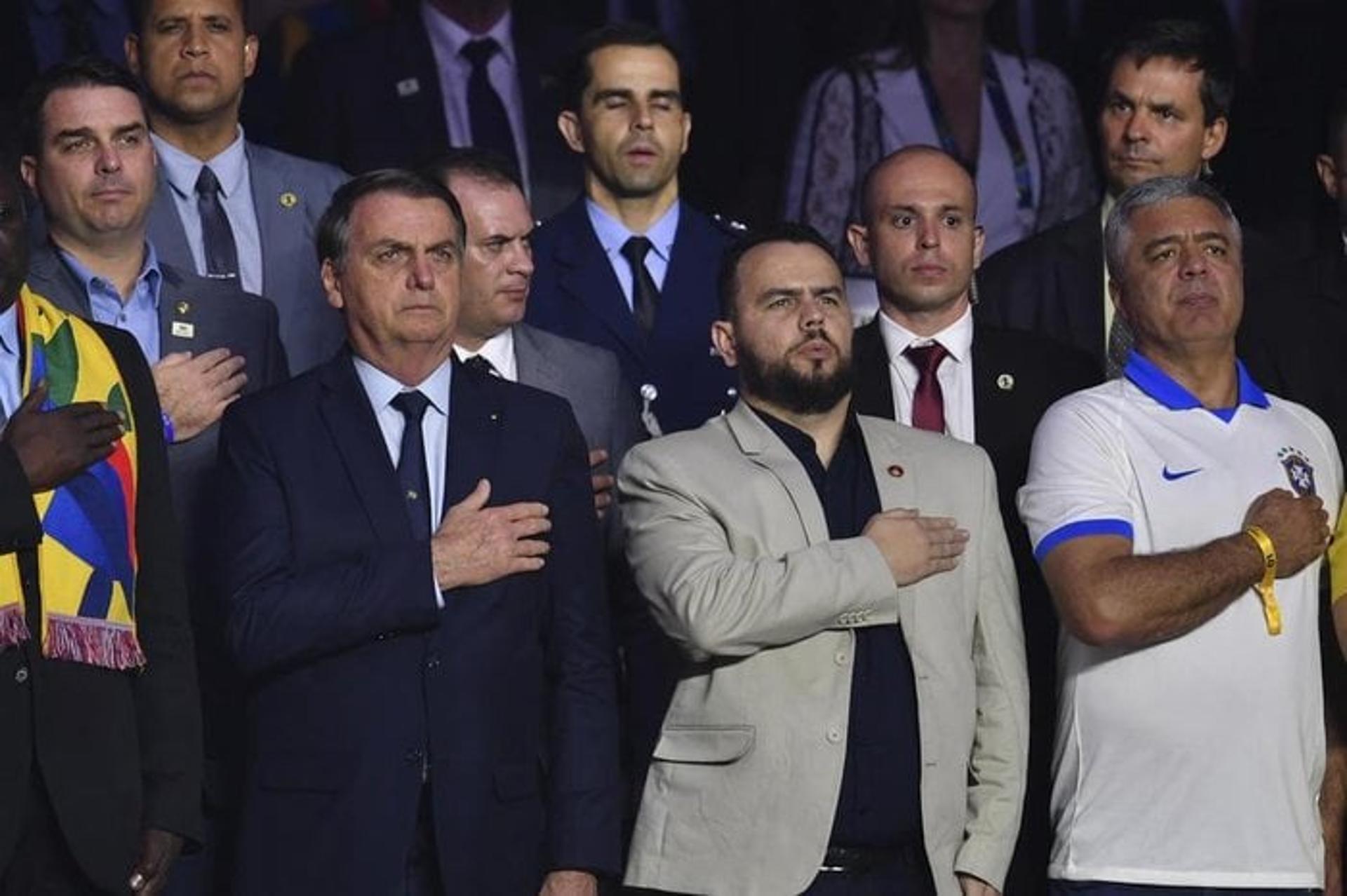 Jair Bolsonaro, na abertura da Copa América 2019, no Morumbi