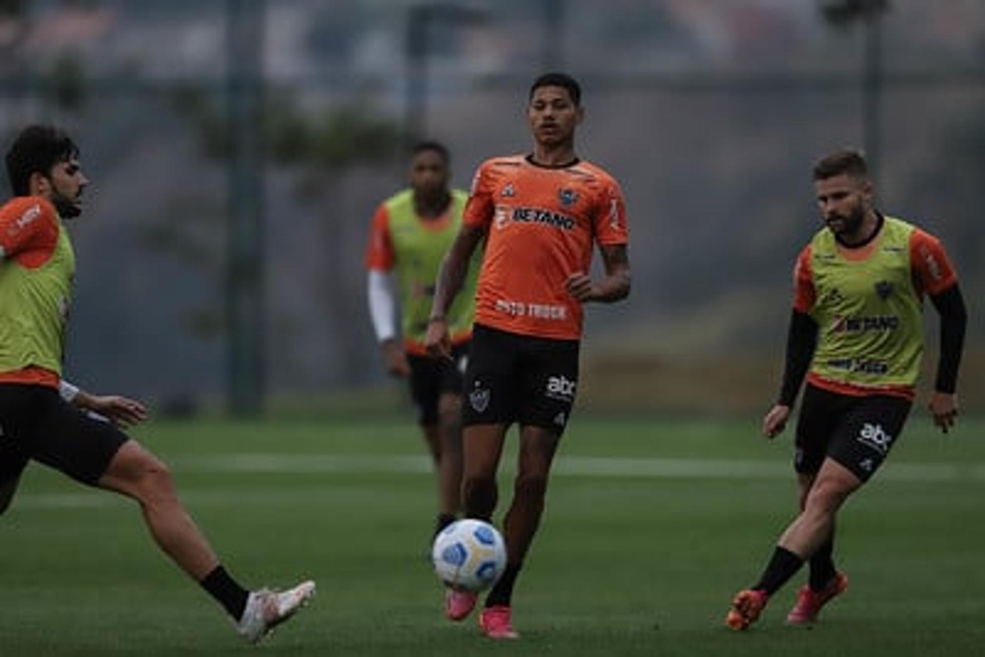 O time atleticano está na fase final de preparação para encarar o São Paulo, no Mineirão