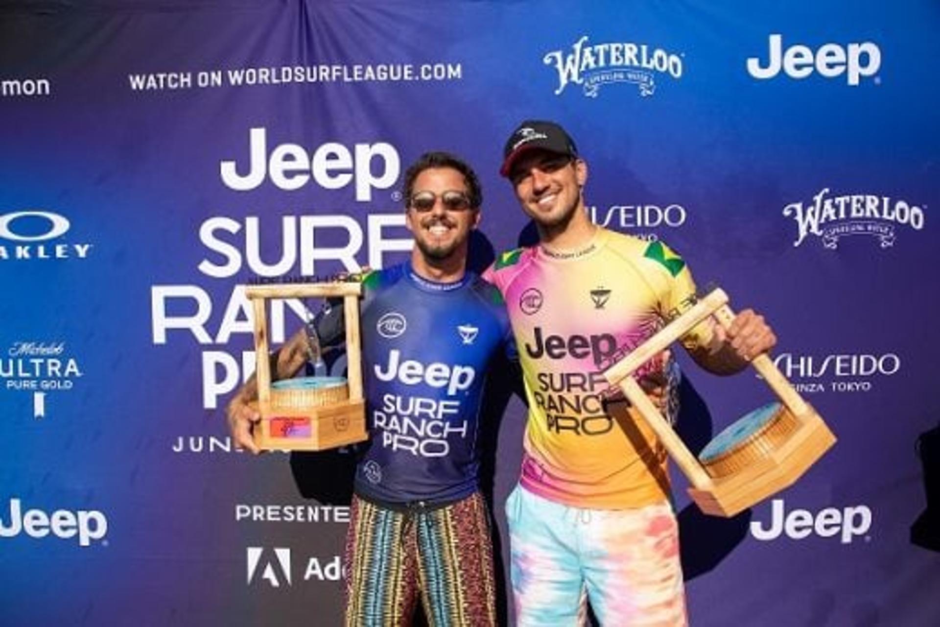 Filipe Toledo e Gabriel Medina