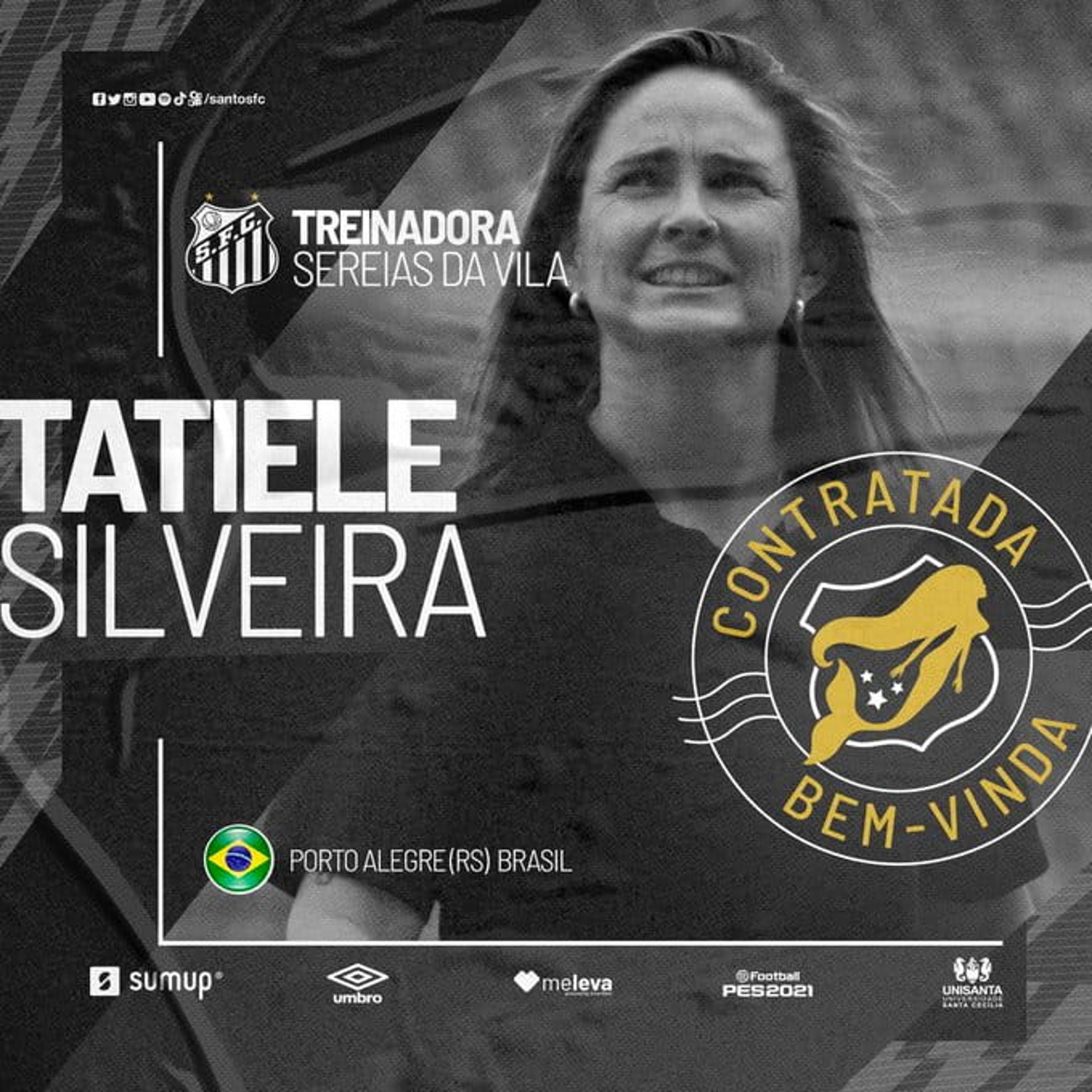 Tatiele - técnica do Santos