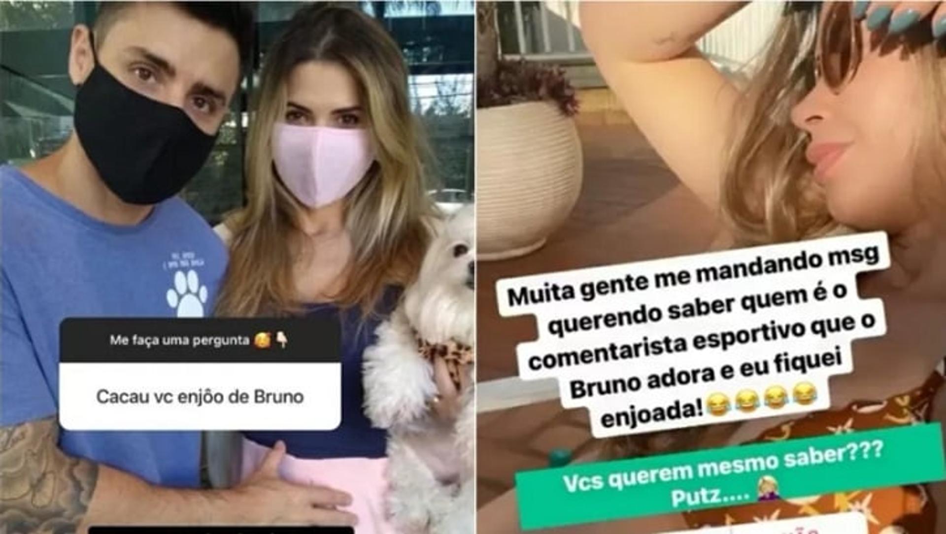 Ex-BBB Cacau sobre jornalista