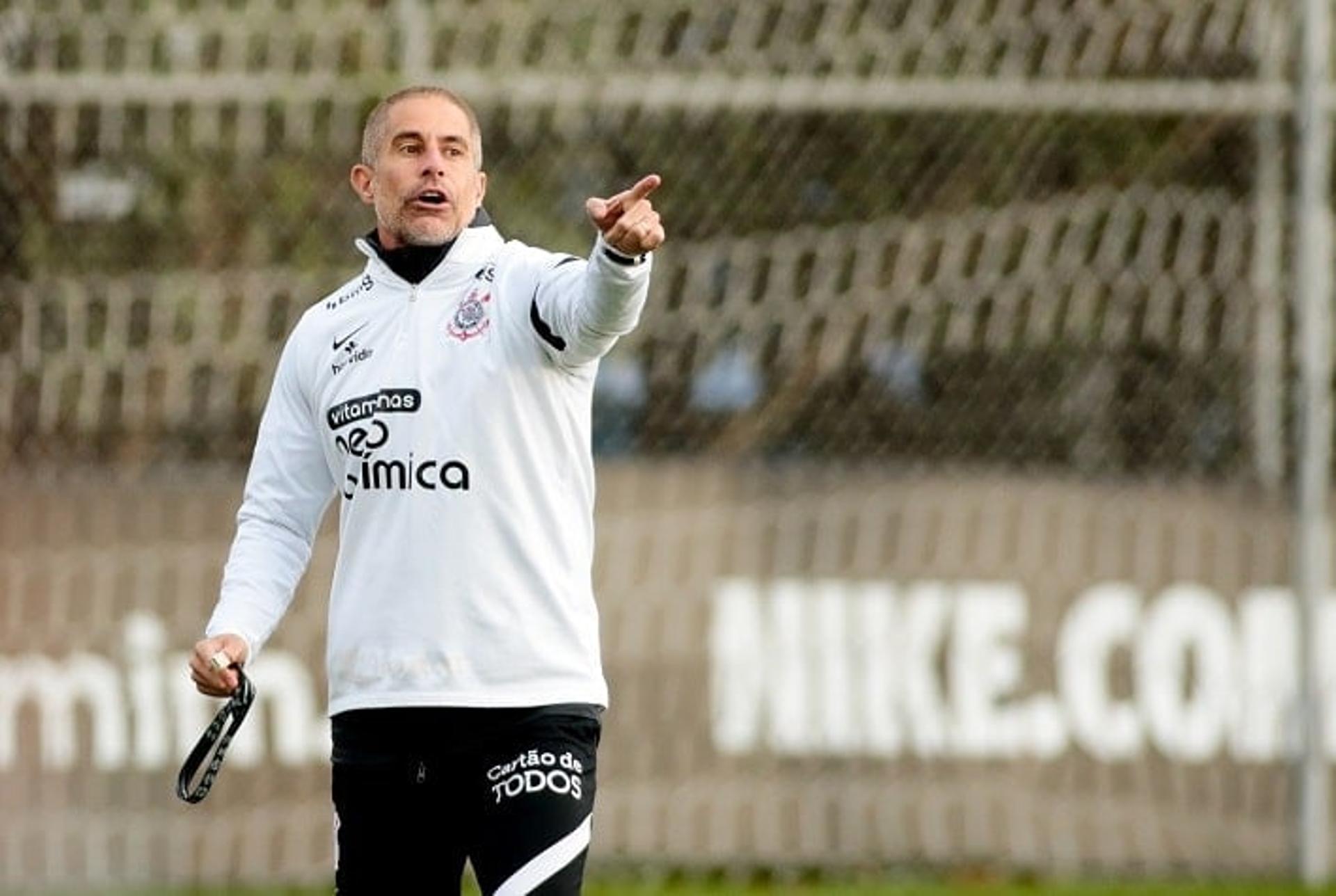 Sylvinho - Treino Corinthians