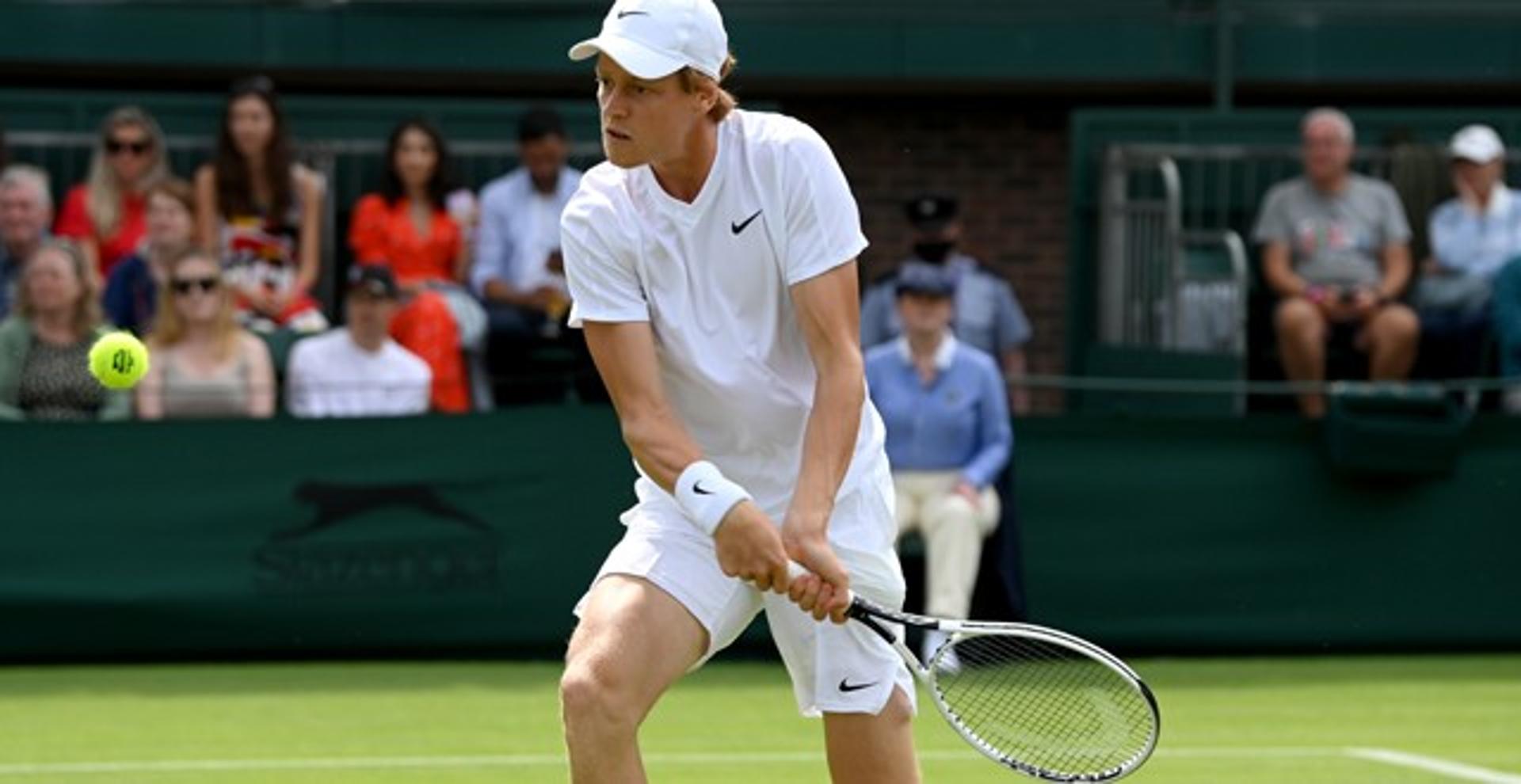 Jannik Sinner em Wimbledon