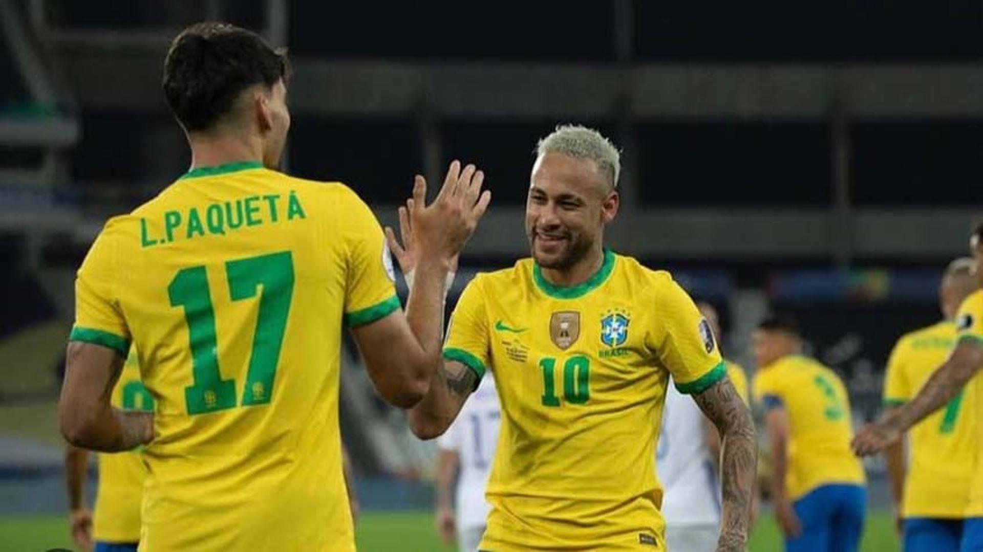 Neymar e Paquetá