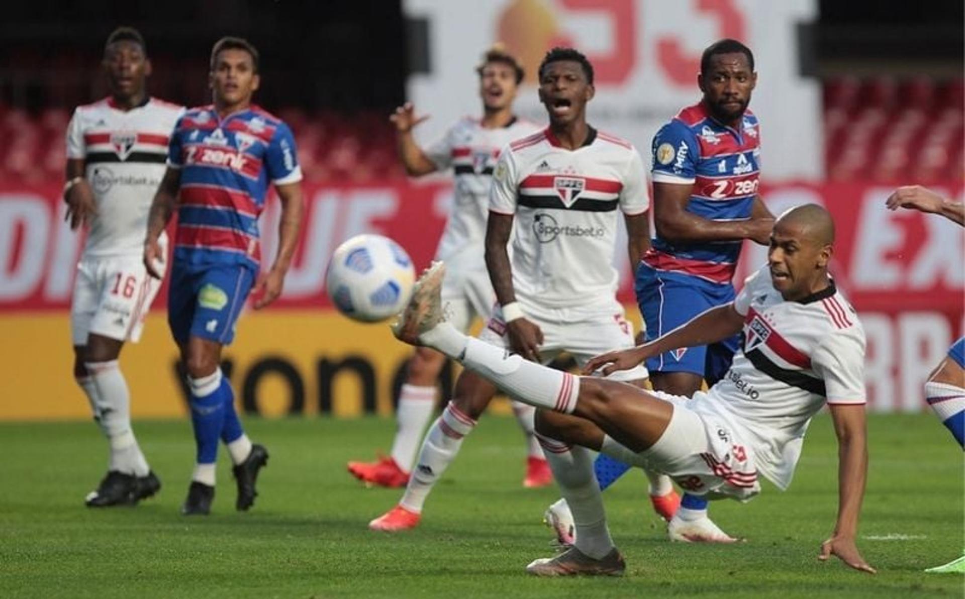 São Paulo perdeu para o Fortaleza por 1 a 0