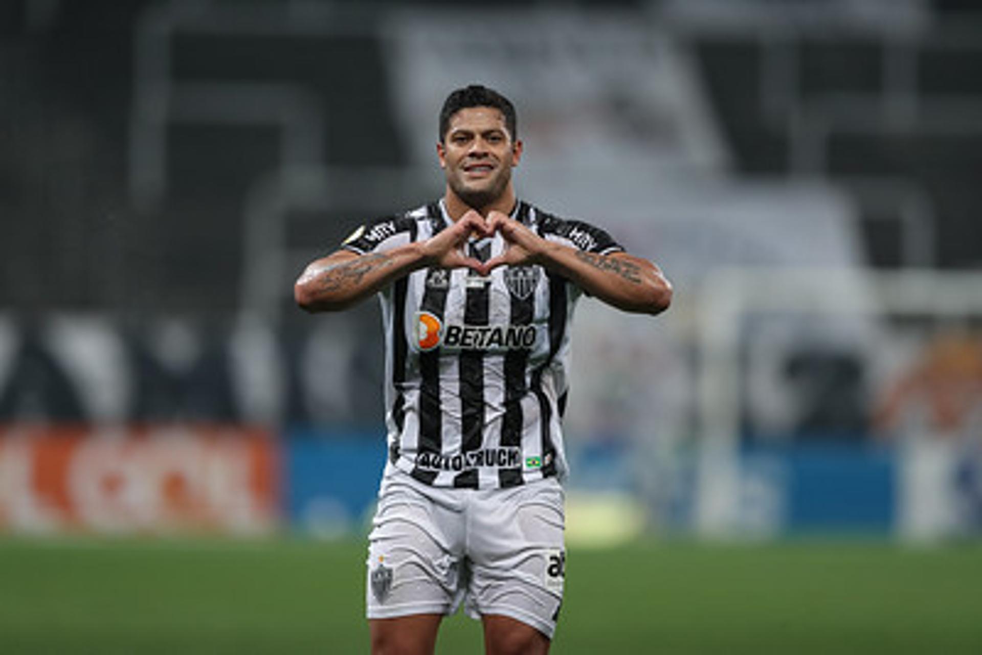 Hulk voltou a marcar no Brasileiro e tem participação direta em nove gols do Galo no campeonato